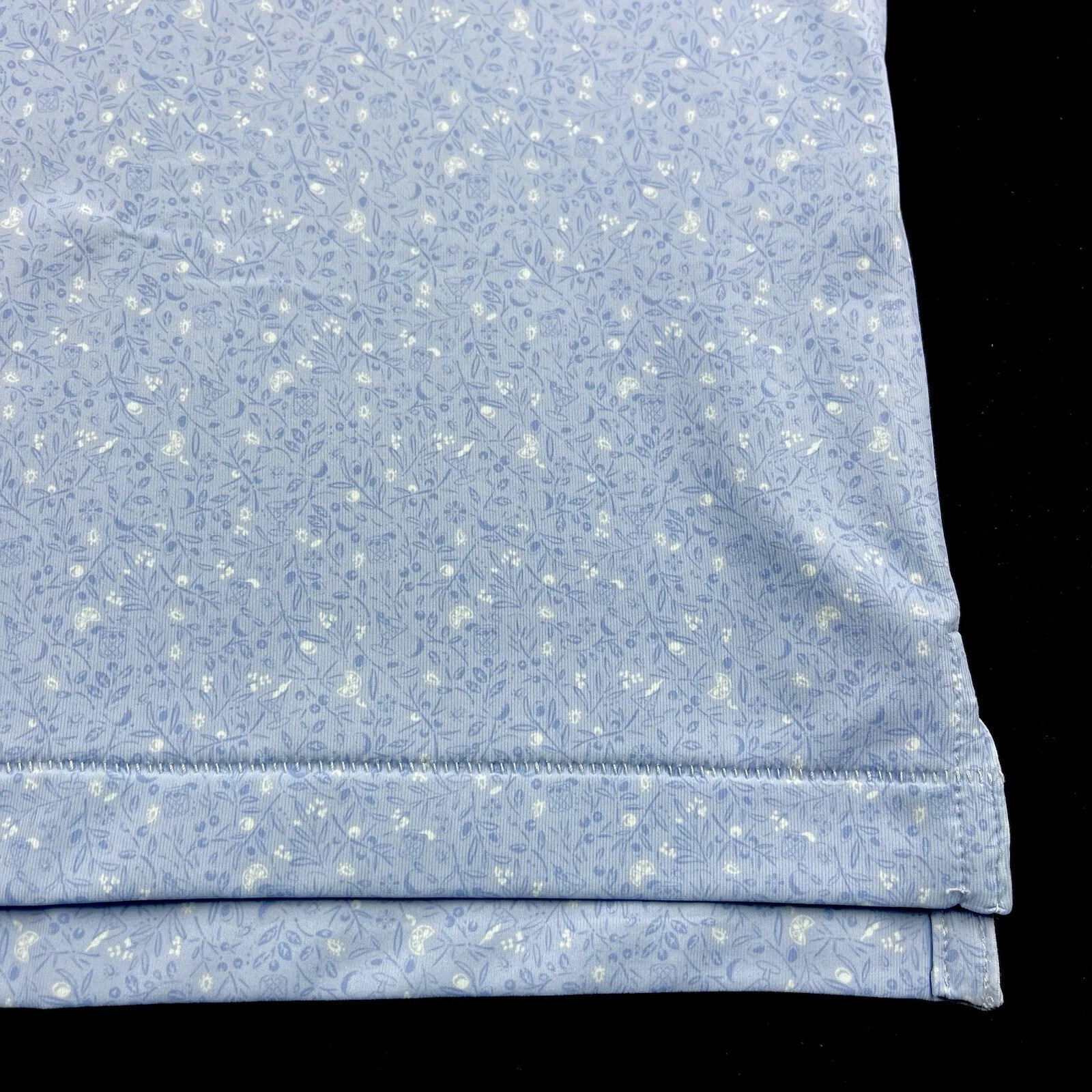 Peter Millar Crown Crafted Performance Floral Martini Print Polo Blue Frost XL