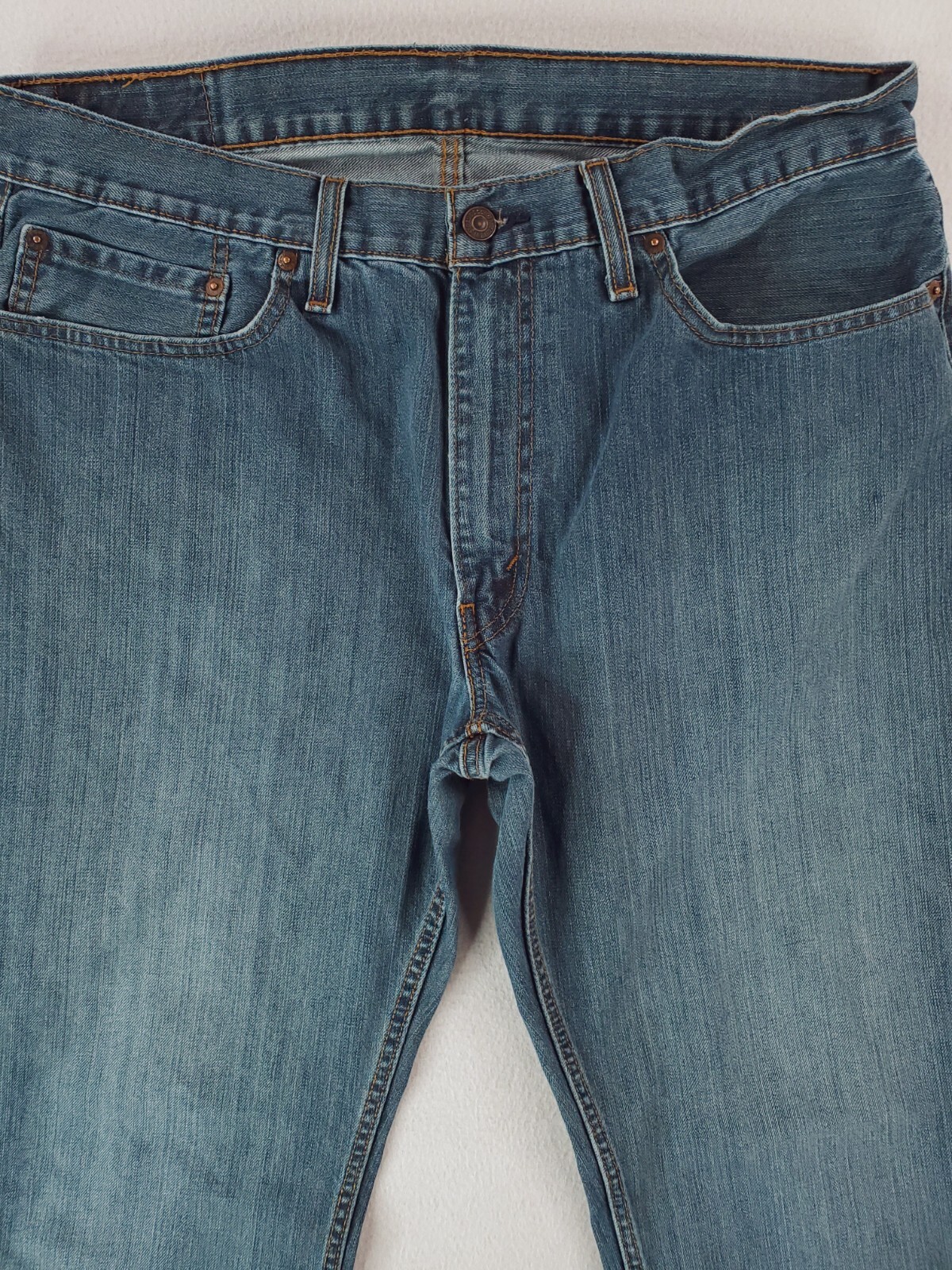 Levis 559 Jeans Mens 36×34 Blue Relaxed Straight Medium Wash Work Pants