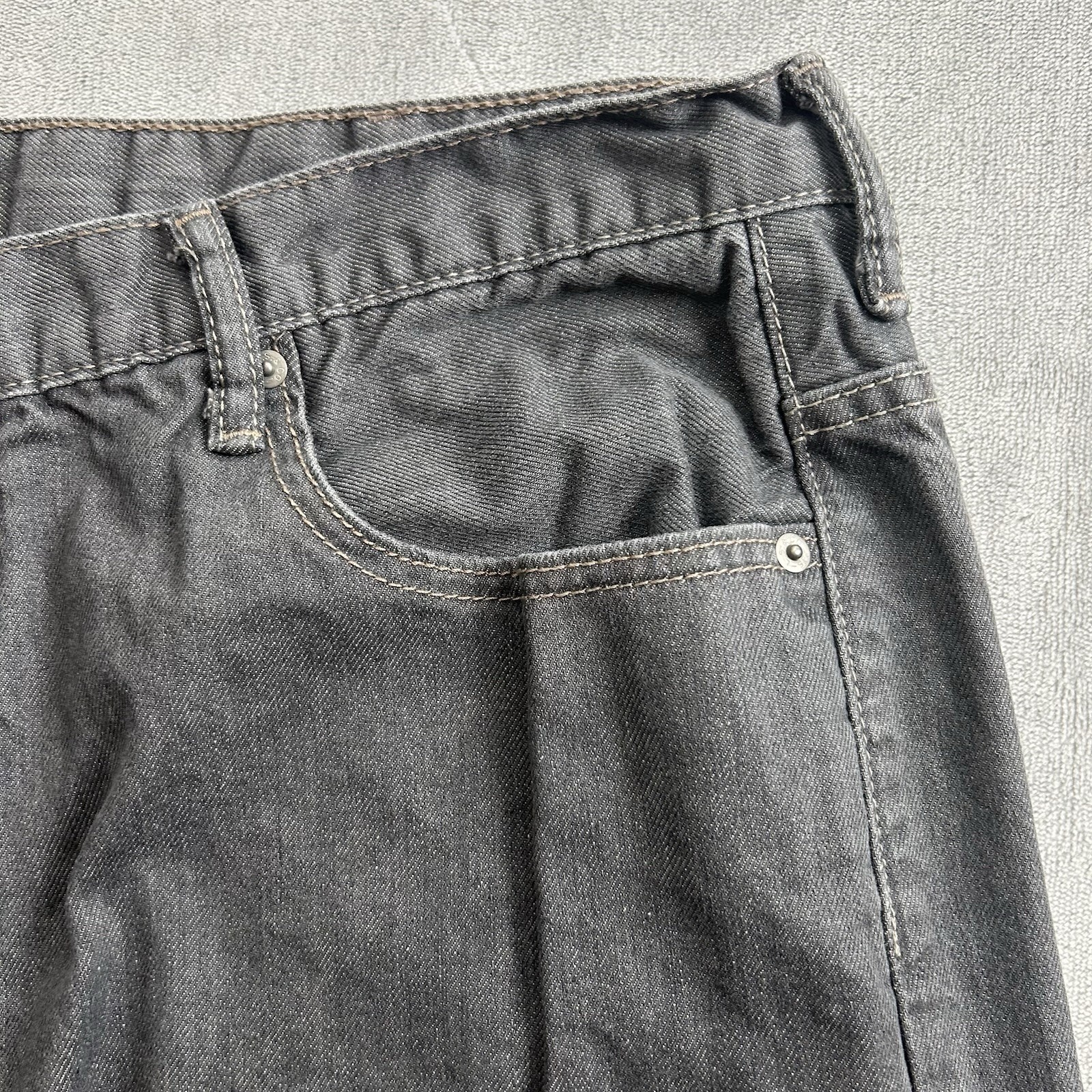 Levis 569 Jeans Mens 40×32 Gray Loose Fit Baggy Skater Straight Leg Actual 40×31