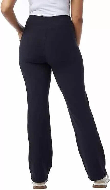 32 Degrees Women’s Wide Leg Ribbed Semi-Flare Yoga Pants