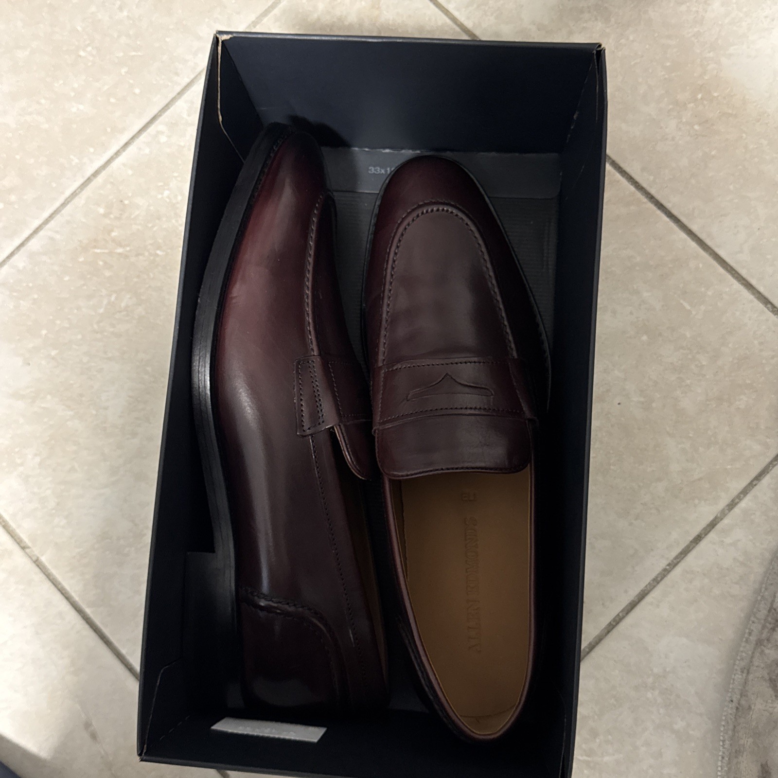 Allen Edmonds Eli Burg New Loafer Size 10