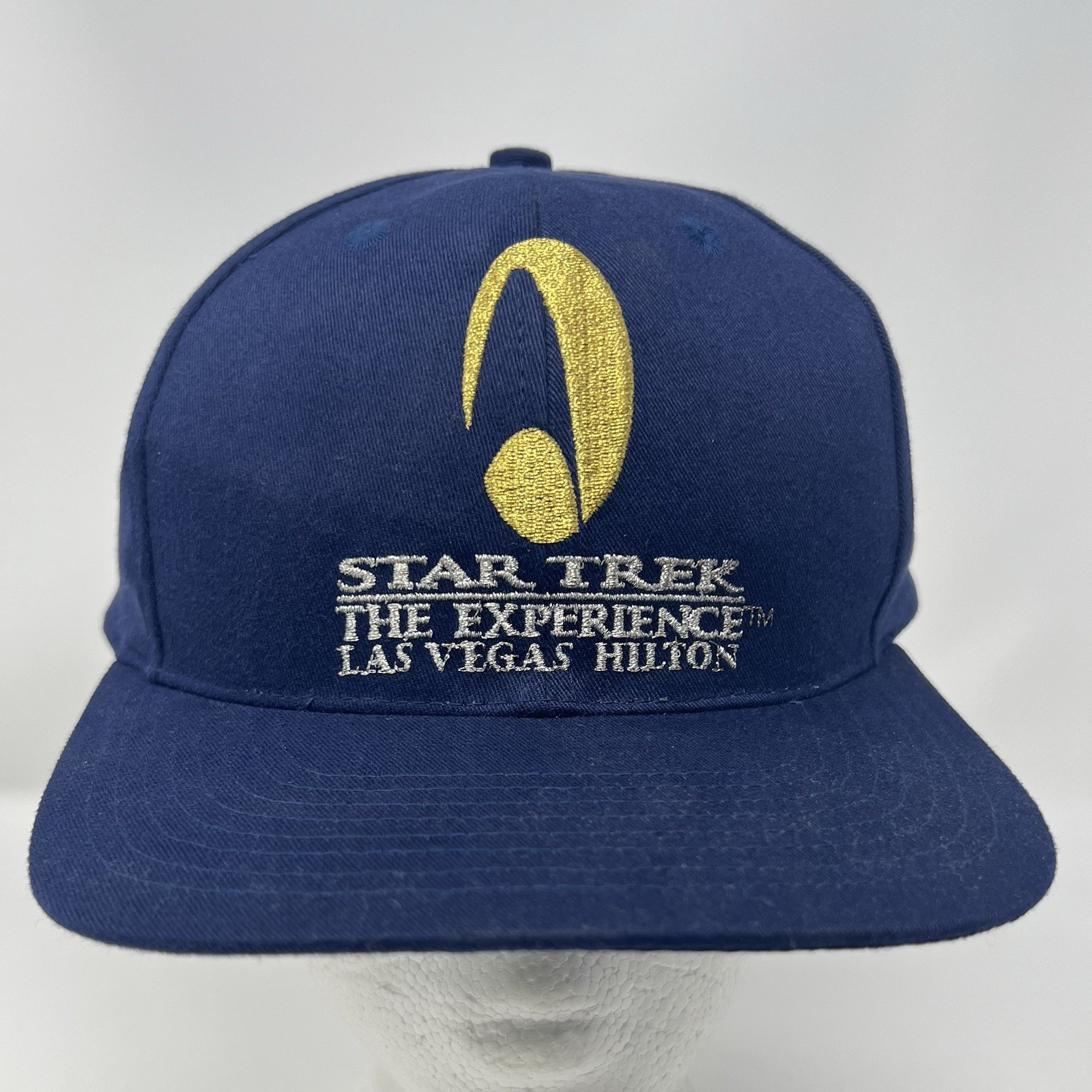 Vintage Star Trek Snapback Hat Maiden Voyage Vegas Hilton Cap Adjustable 1998
