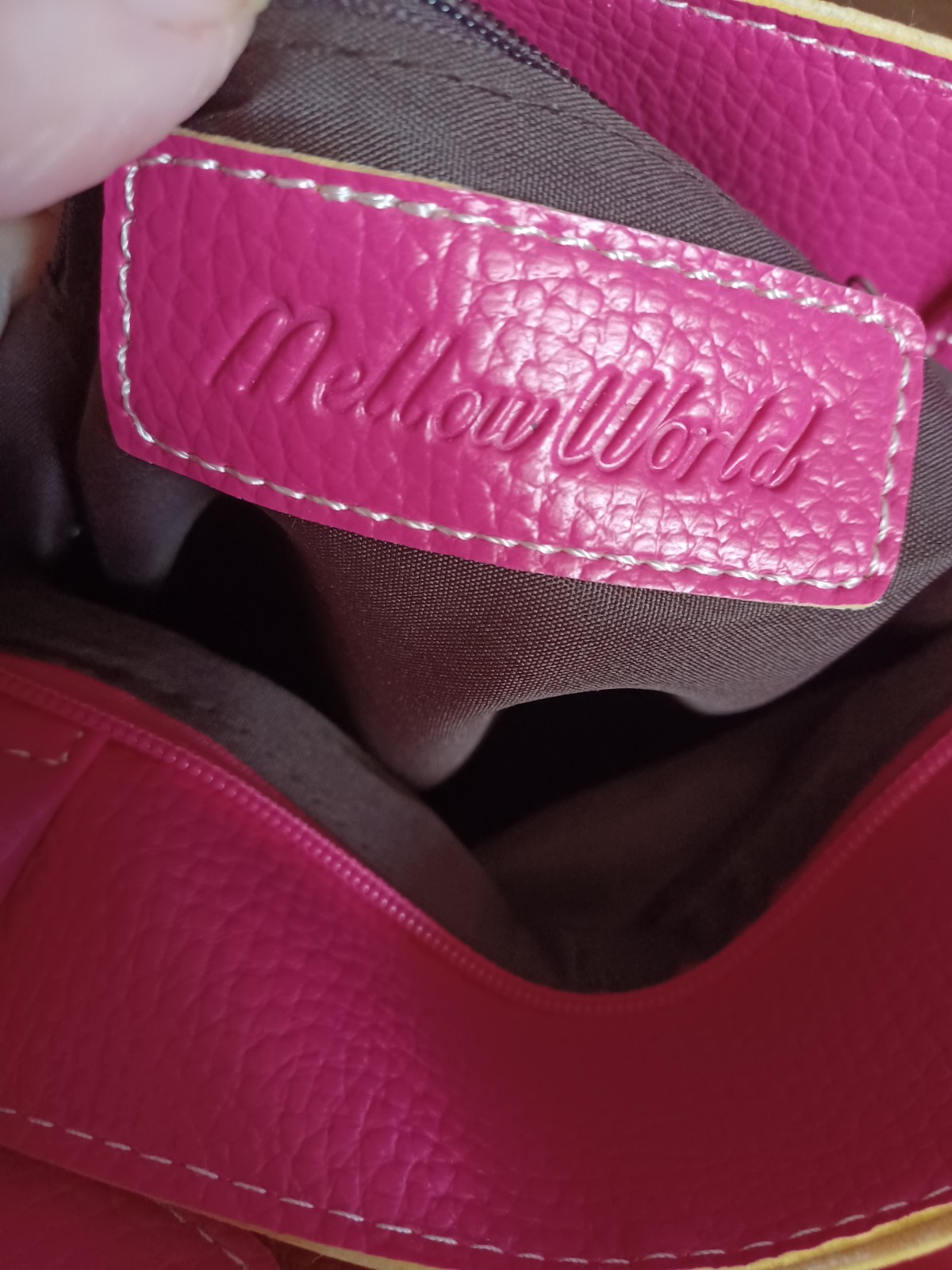 Mellow World Aster 3D Flower Tassel 100% Vegan Leather Pink Handbag Purse