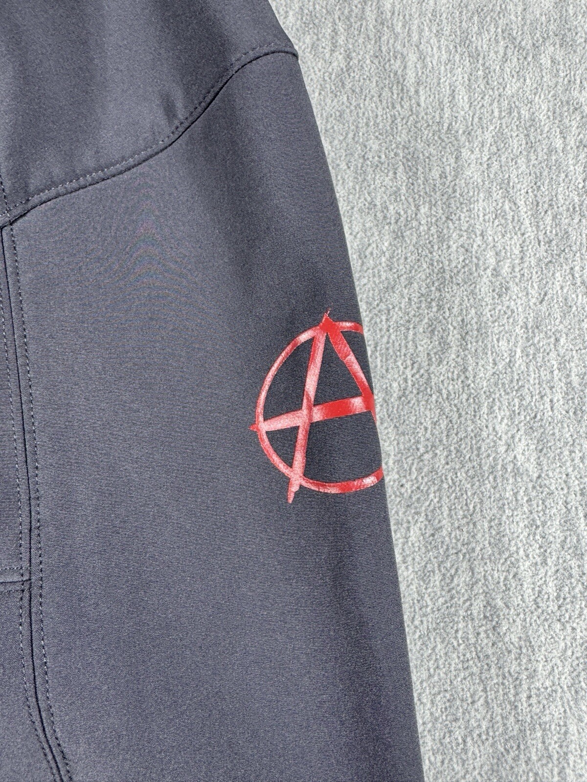 Core 365 Warm Logik Jacket Mens XL Soft Shell Gray Fleece Lined Pockets Full Zip