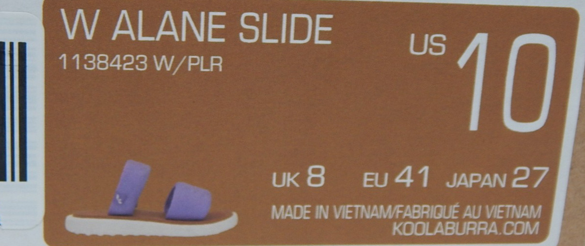 Koolaburra by UGG Women’s Size 10 Medium EU 37 Alane Purple Rose Slide Sandals