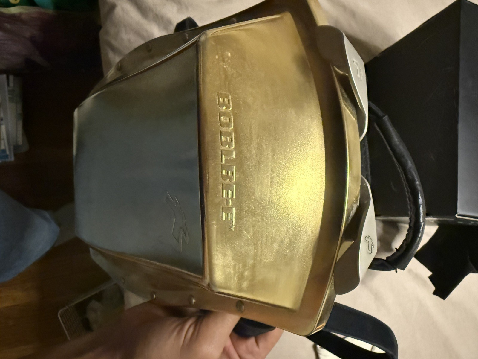 BOBLBE-E SWEDEN, HARD SHELL BACKPACK, gold LABEL, PAT. PEND’G, UNISEX