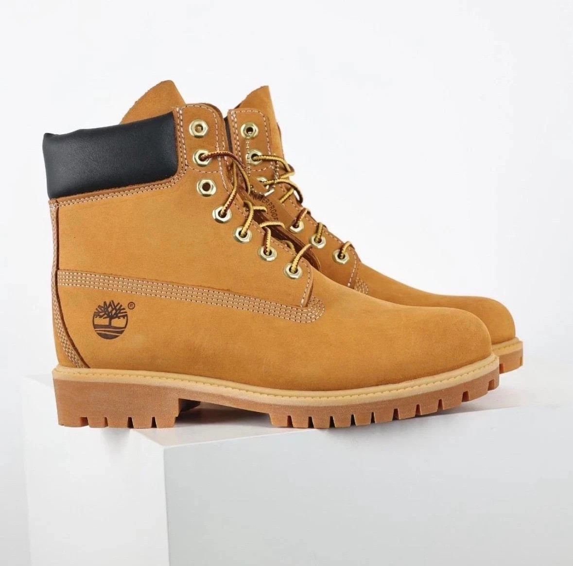 NEW Timberland 6 Inch Boot Wheat Nubuck Premium TB010061-713 Szes 5-5.5