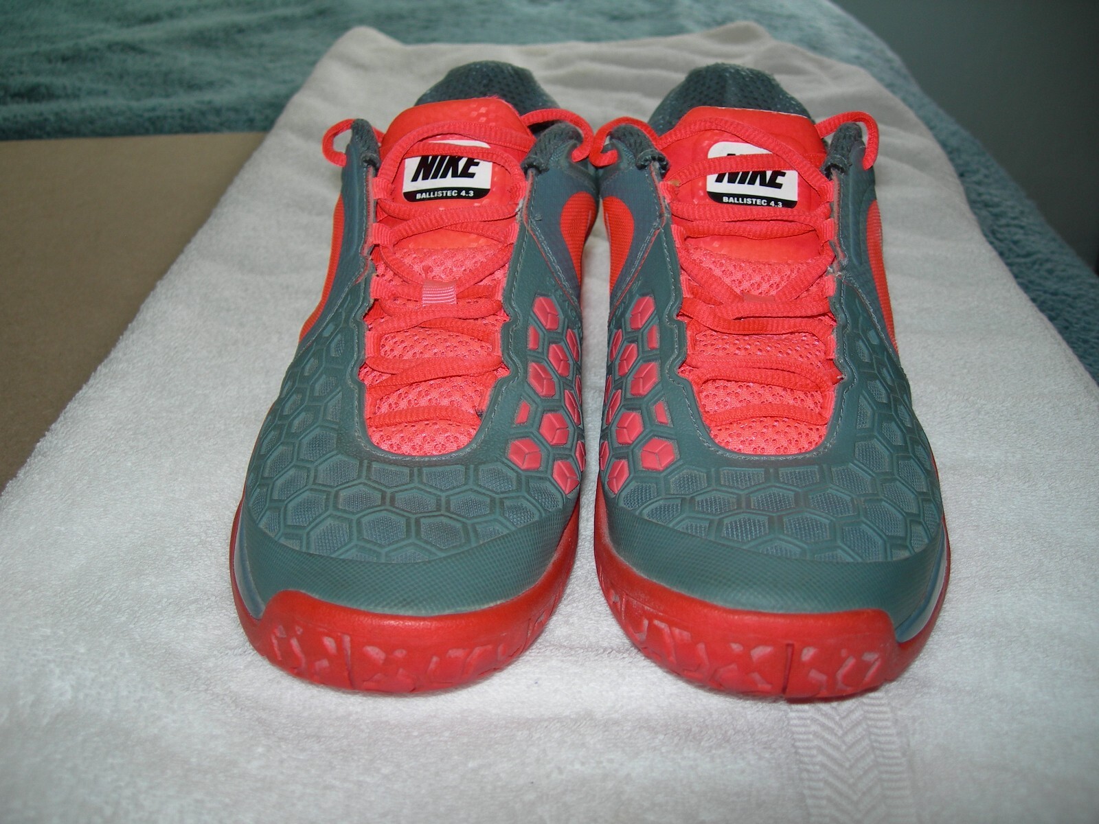 Nike Ballistec 4.3 Men’s Size 7 Air Max Sneakers 487986-614 grey/red 2013