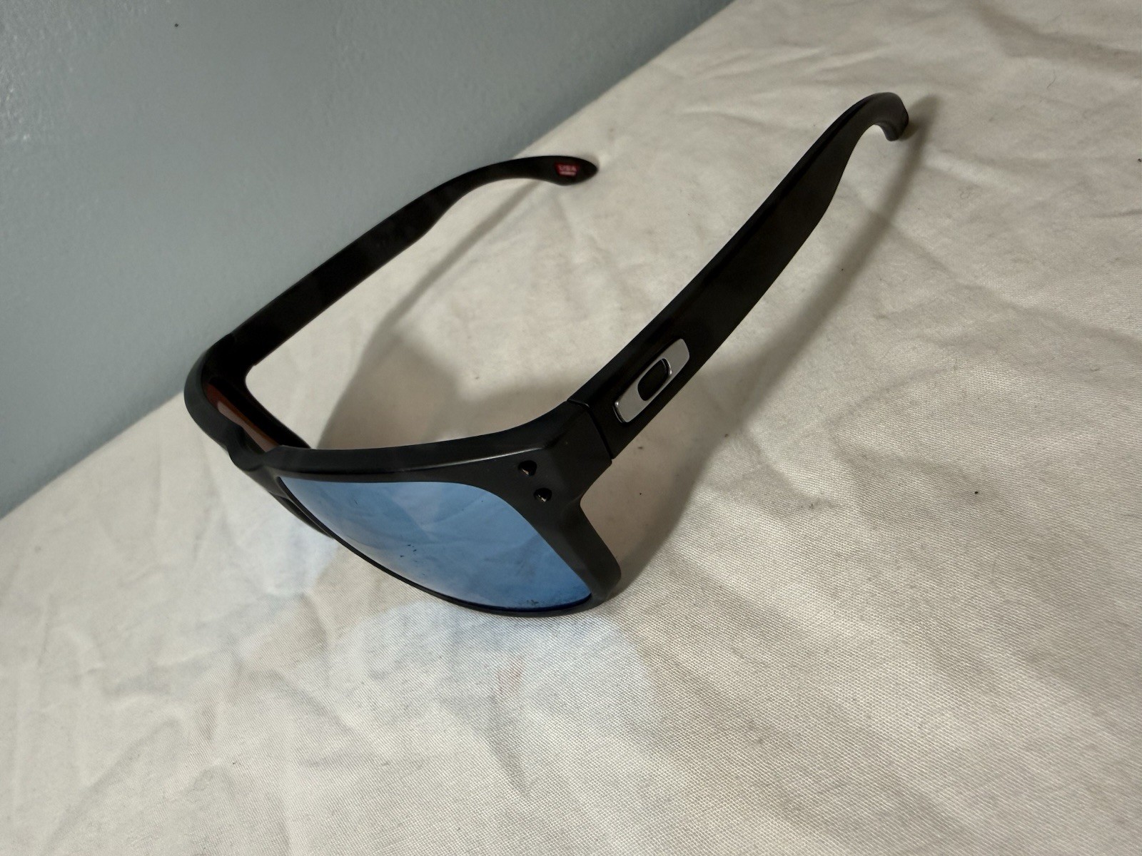 Oakley Holbrook Matte Black/Dark Camo w/ Deep Water Prizm Polarized Lenses