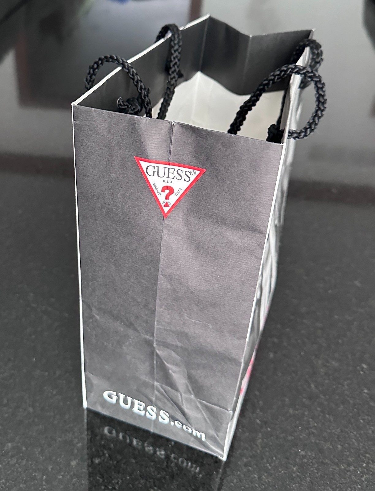 Anna Nicole Smith 1992 Guess paper bag limited addition 10.5 x 8.5 x 4.5 inches