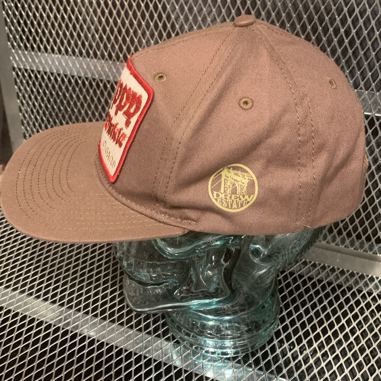 Pappy Van Winkle Barrel Fermented Drew Estate Cigars Brown Cap Hat FREE SHIP US