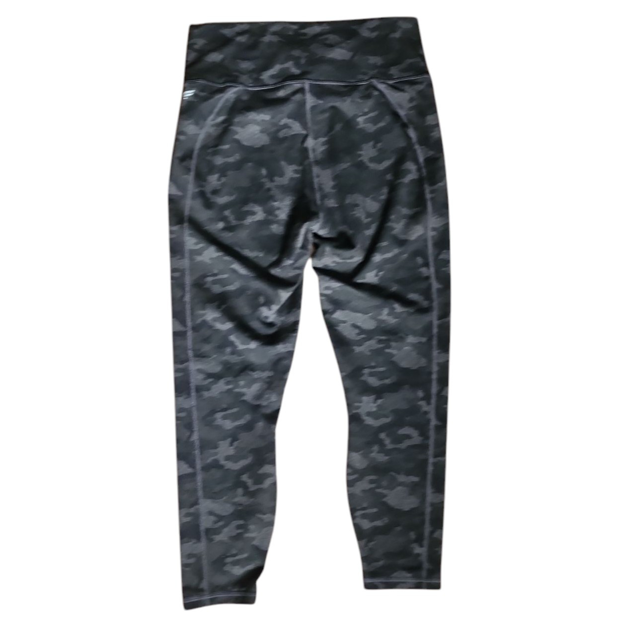 Fabletics Leggings Womens Size M Medium Powerhold Green Camo Pull On Stretch