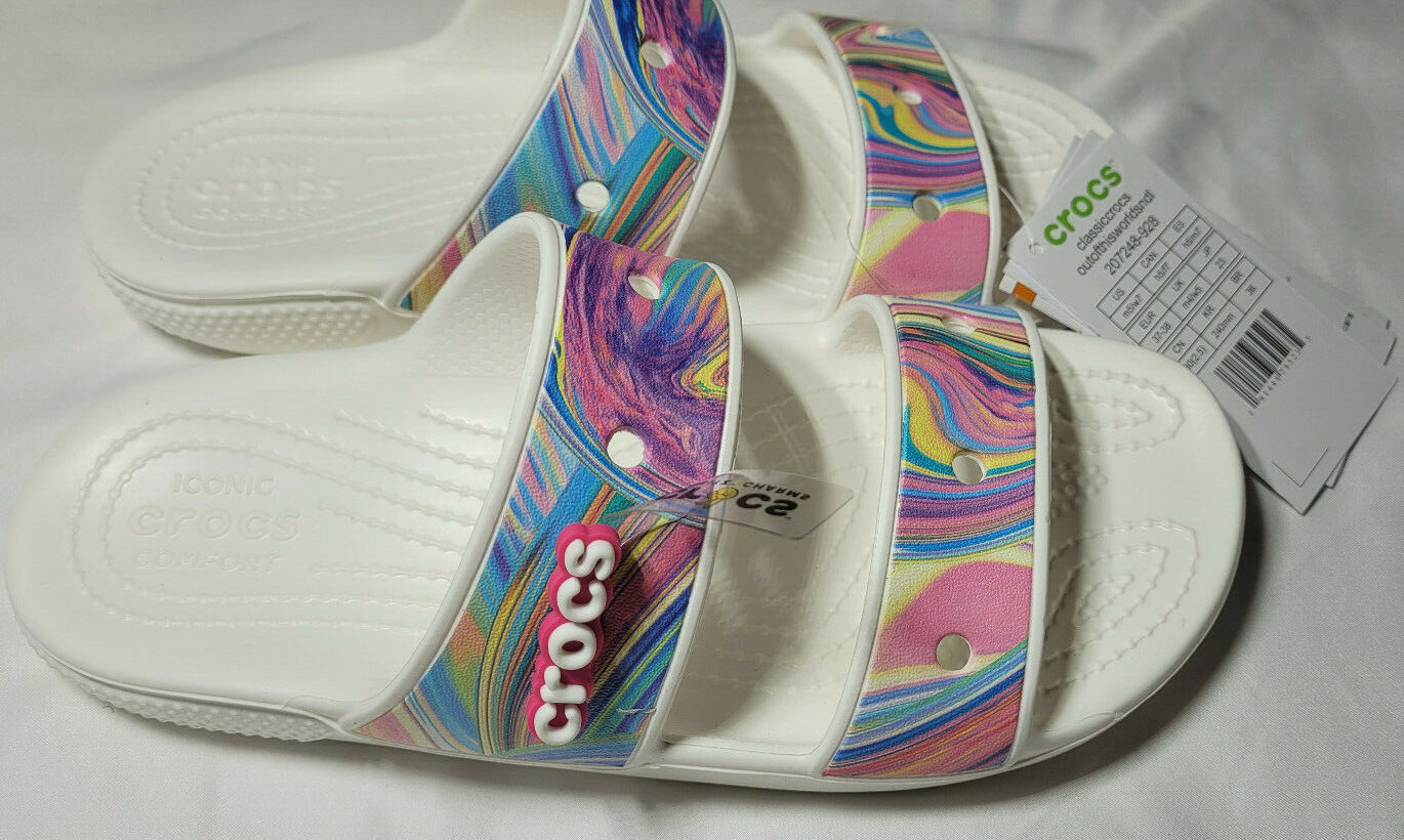 Crocs Classic Out of this World Sandals NEW 207248-928 W6 M4