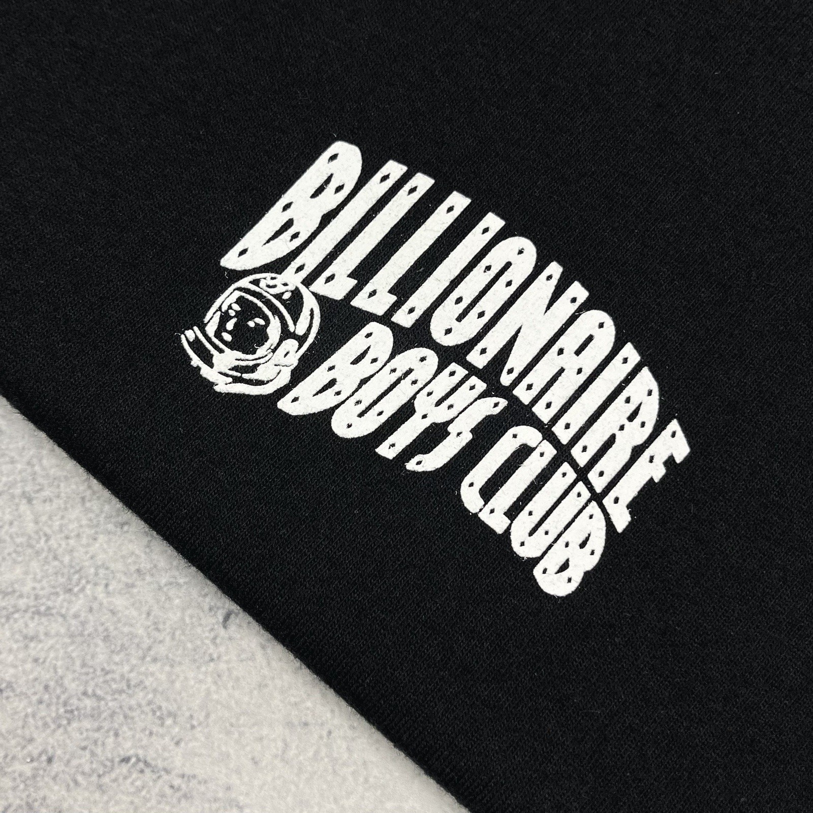 Billionaire Boys Club BBC Astronaut Logo Y2K Short Sleeve T Shirt Black Size XXL
