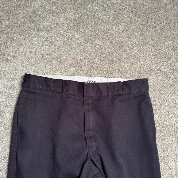 BLACK DICKIES 874 ORIGINAL FIT TROUSERS