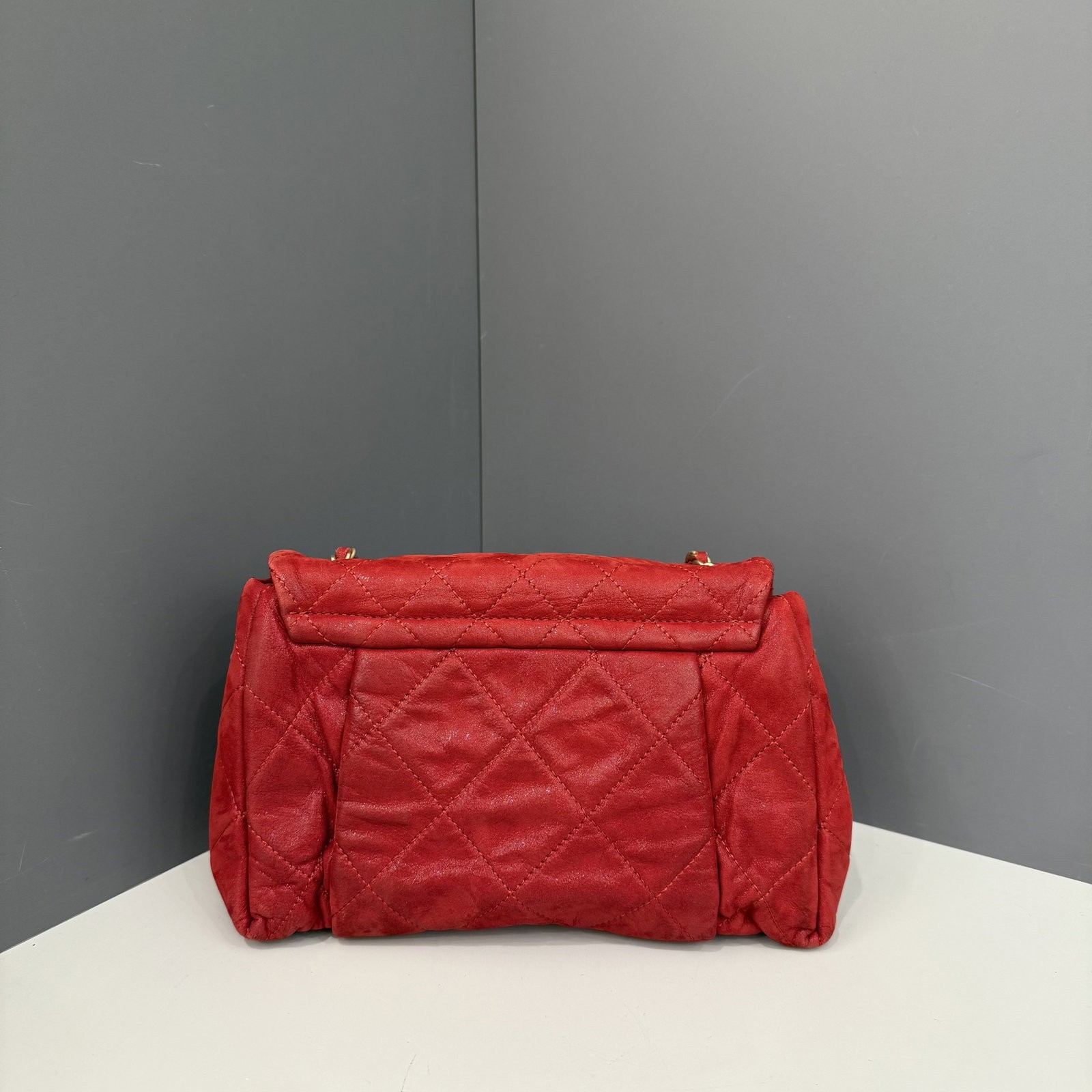 Chanel Quilted Flap Bag Red Calfskin (rg030926a2)