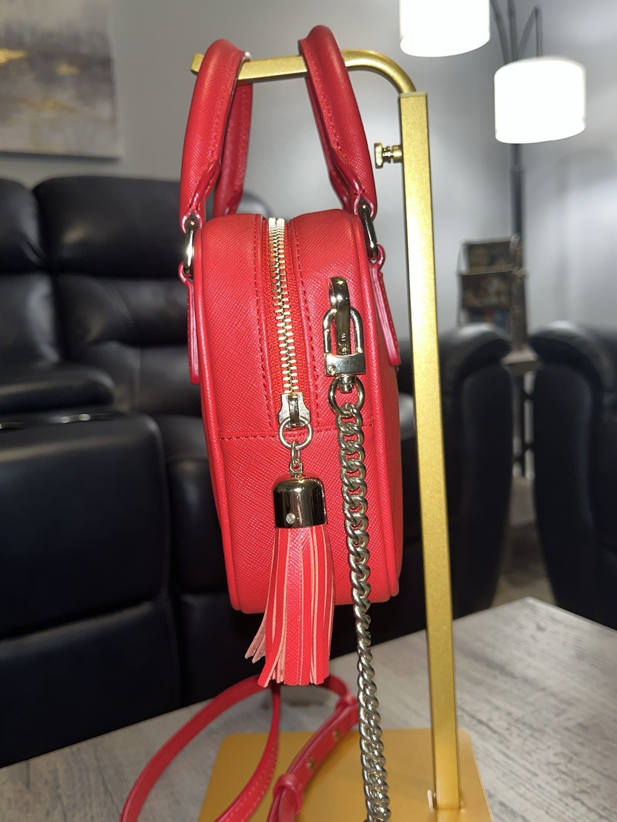 Metrocity Red Satchel Top Handle or crossbody