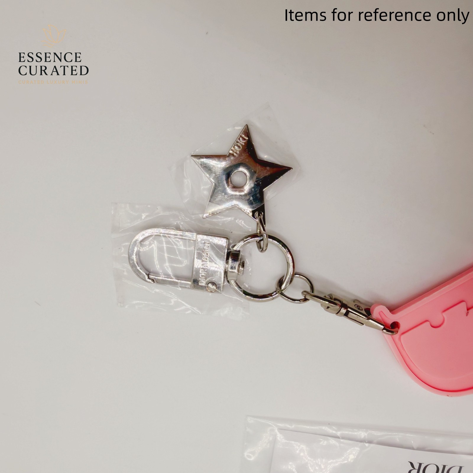 Pink Perfume Diffuser Keychain Portable Fragrance Holder Charm New Sealed