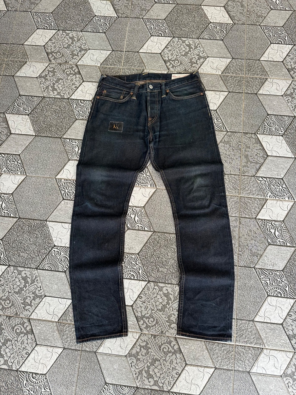 EVISU NO 3 LOT 2017 WHITE DAICOCK SELVEDGE DENIM
