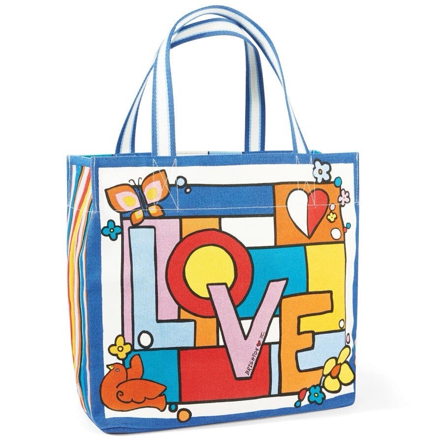 Brighton Fashionista Love Tote Artwork by Tom Clancy – Multicolor Unisex