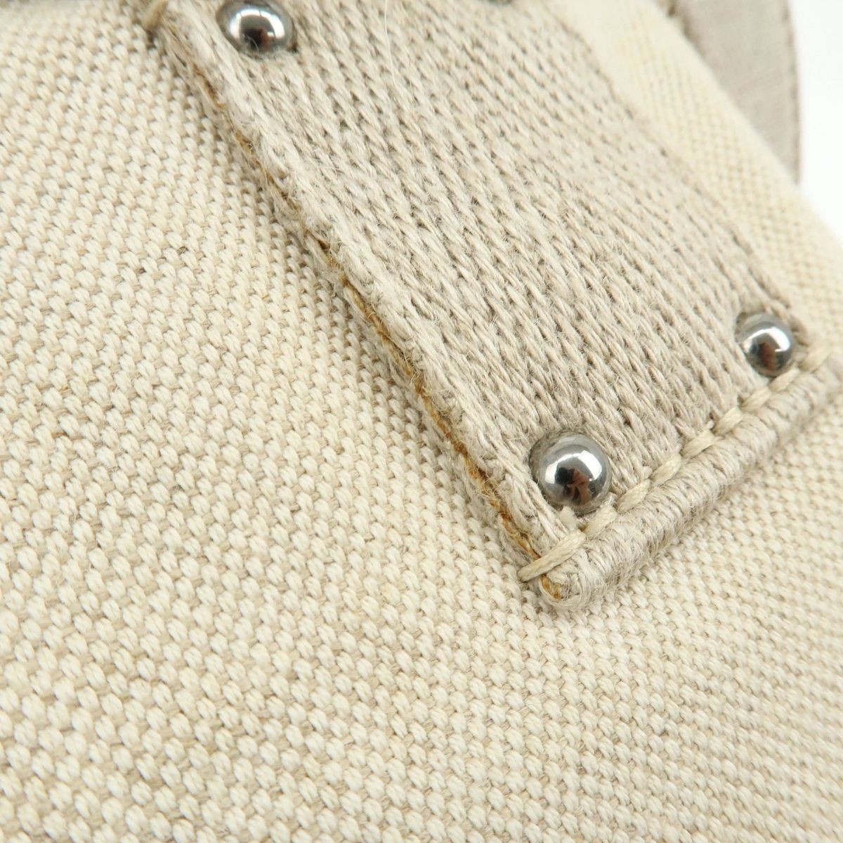PRADA Mistolino Boston Bag Hand Bag Natural BN1886 Authentic Used