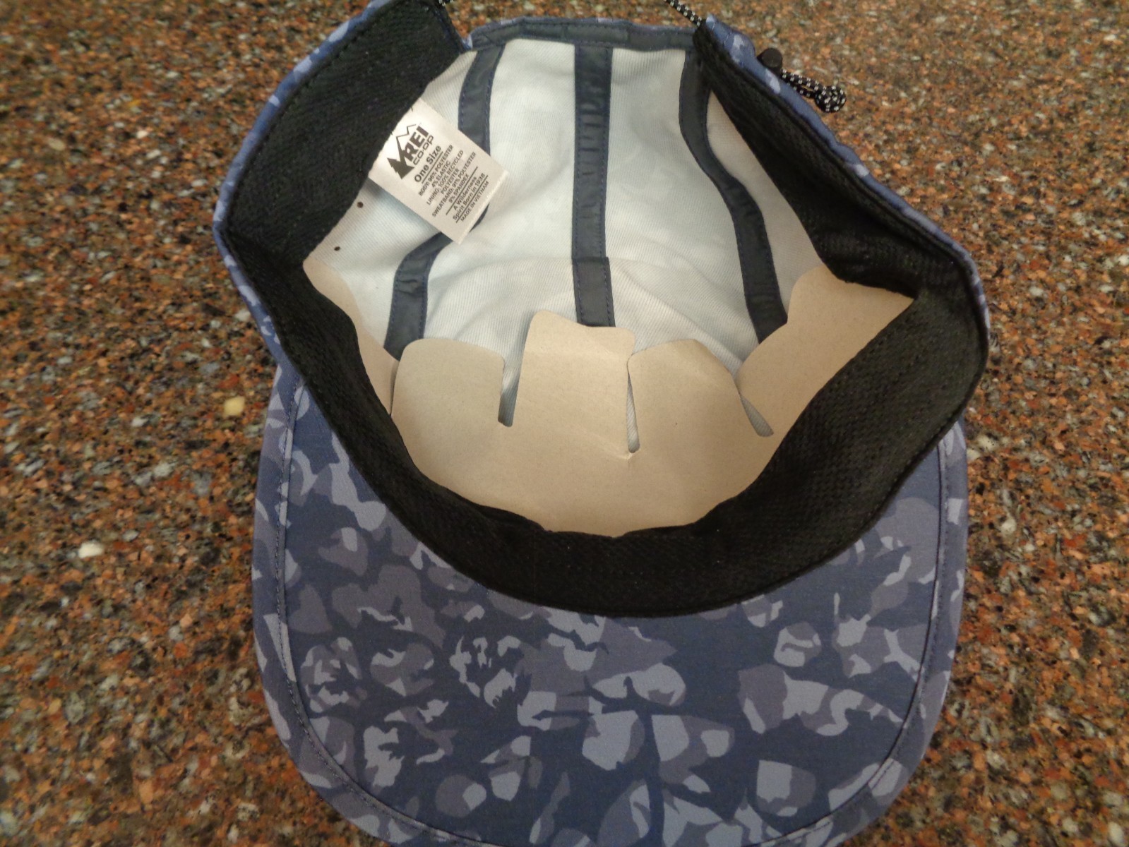 REI Co-Op On the Trail Hat Cap Running Hiking Geyser Blue UPF 50+ Unisex OS NWT