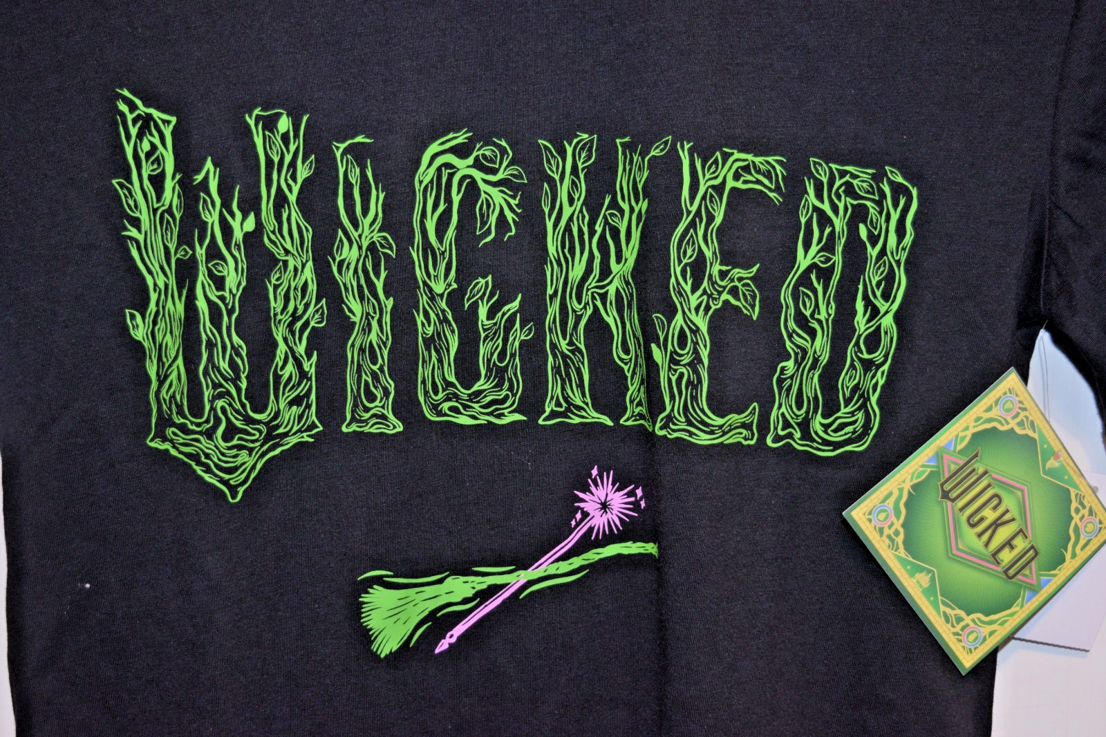Wicked Officially Licensed Graphic Tee – Black – XXS – XXL (NEW with TAGS)