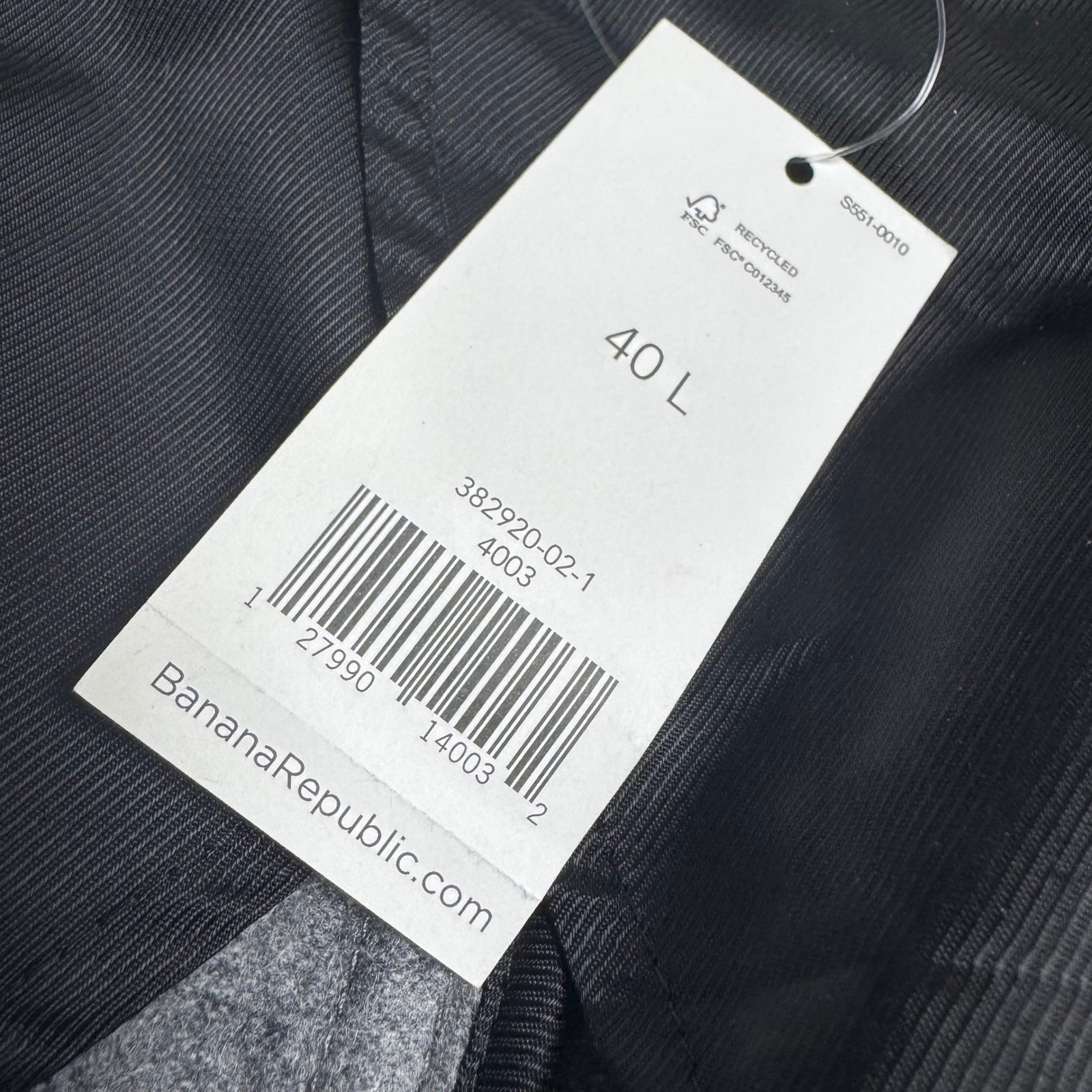 Banana Republic Mario Bellucci Wool Gray Blazer Jacket Mens 40L Long NEW