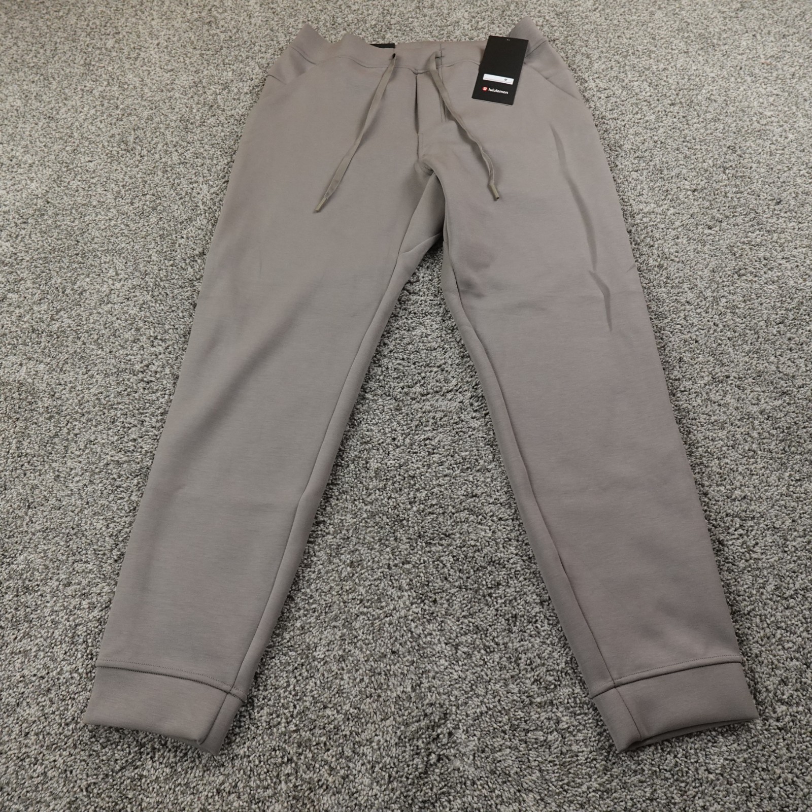 NEW Lululemon Pants Mens L Gray Smooth Spacer Jogger Drawstring Sweatpants Gym
