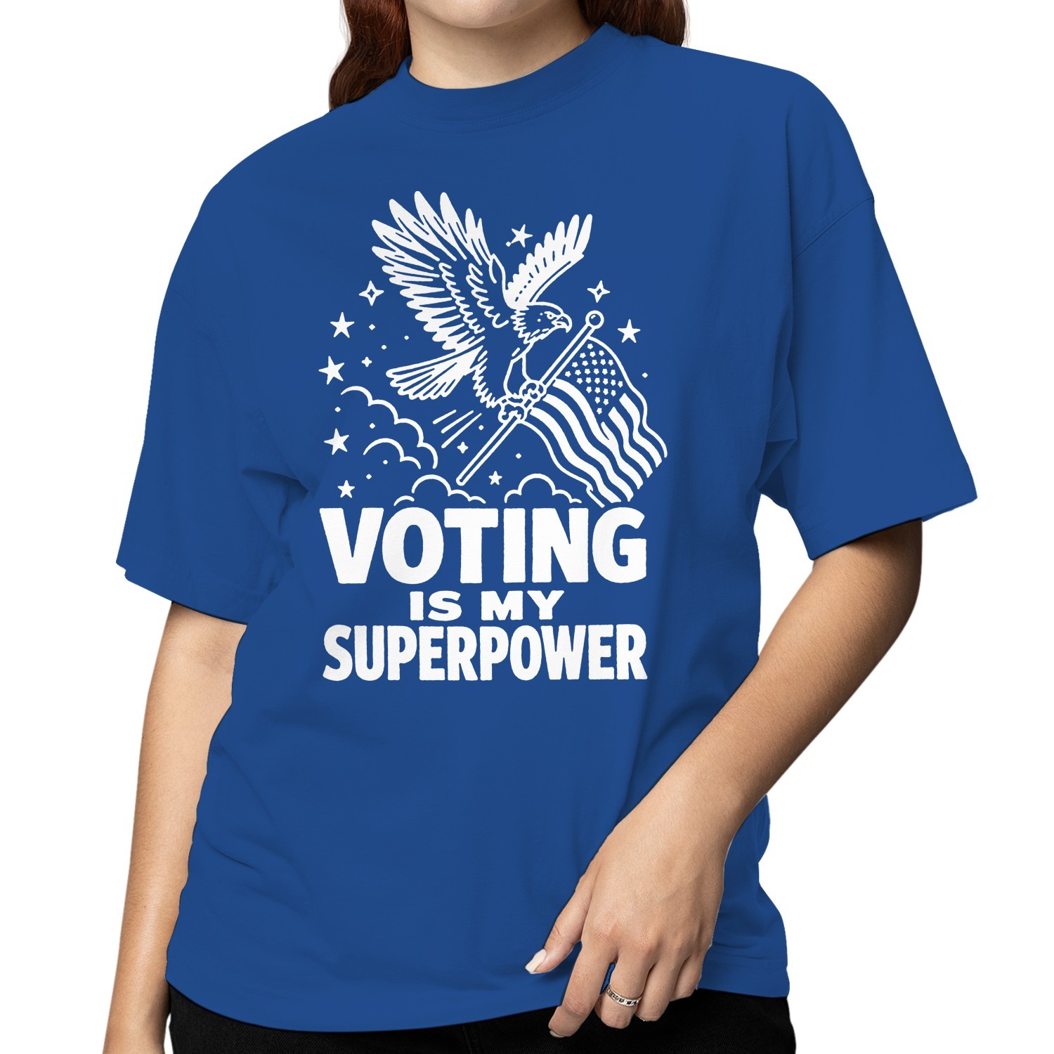 Voting Is My Superpower Eagle Women’s T-shirt