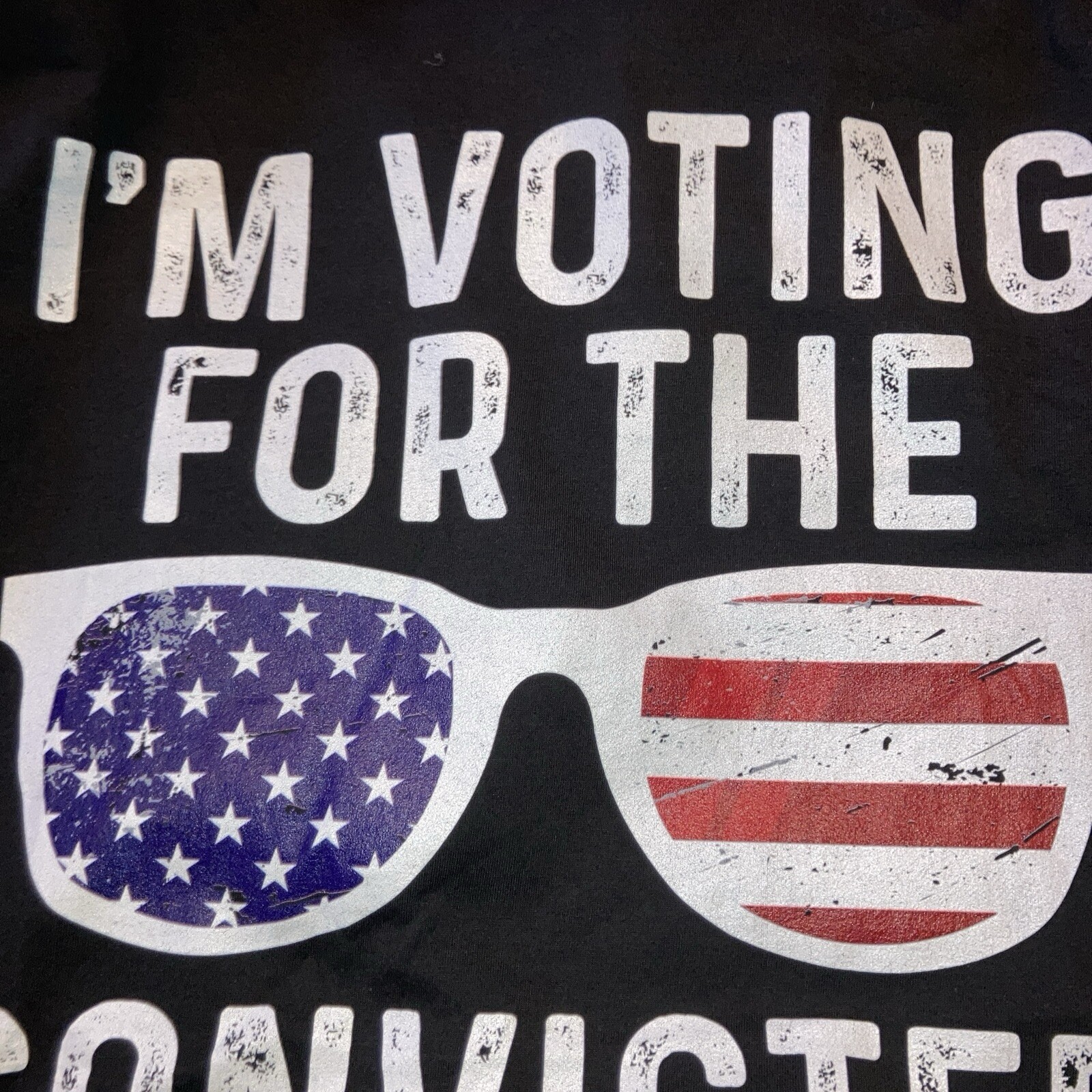 Donald Trump 47th President Inauguration Voting T Shirt Mens Size XXL Black