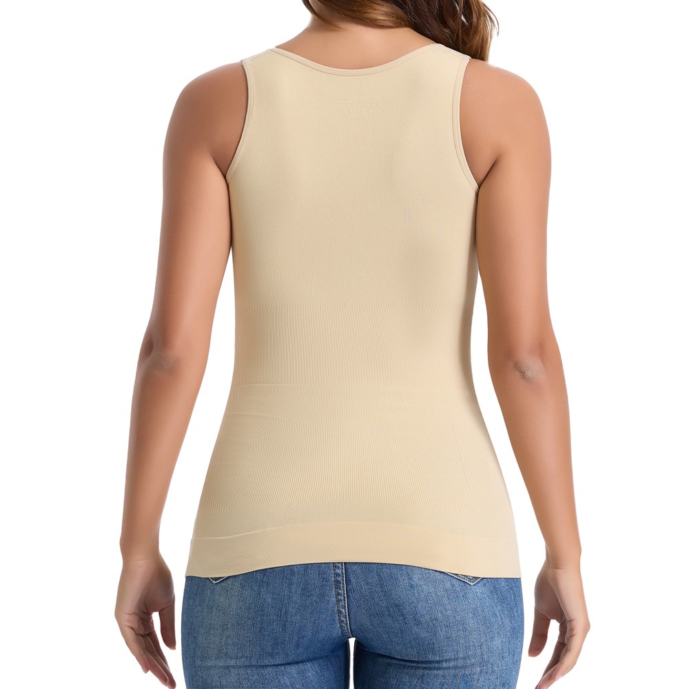 Shapewear Camisole for Women Slimming Tank Tops Built In Bra Smooth Body Shaper