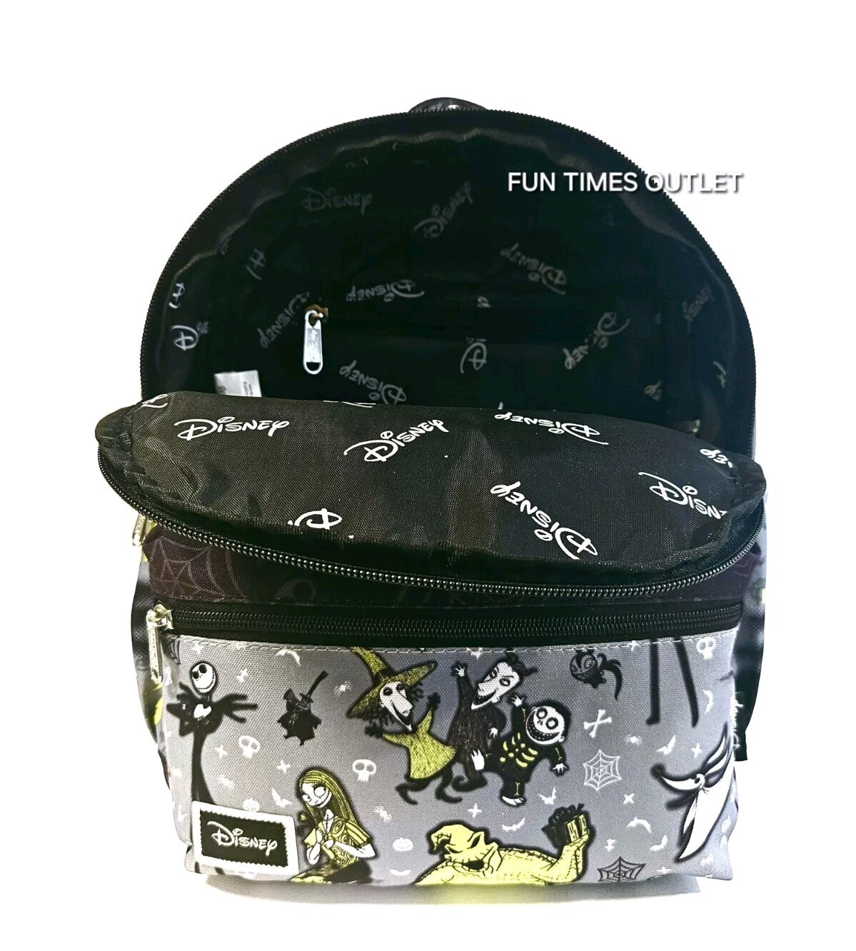 Disney Oogie Boogie 13″ Backpack Purse The Nightmare Before Christmas Travel Bag