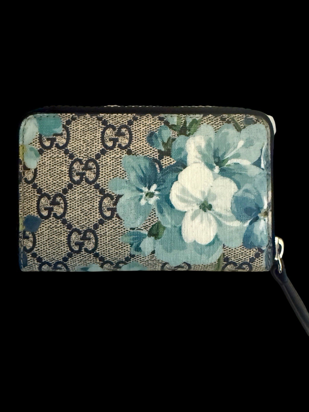 🌀RARE NEW W/ TAGS~ GUCCI GG Supreme Blooms Card/Coin Wallet~SHOOT OFFER💨