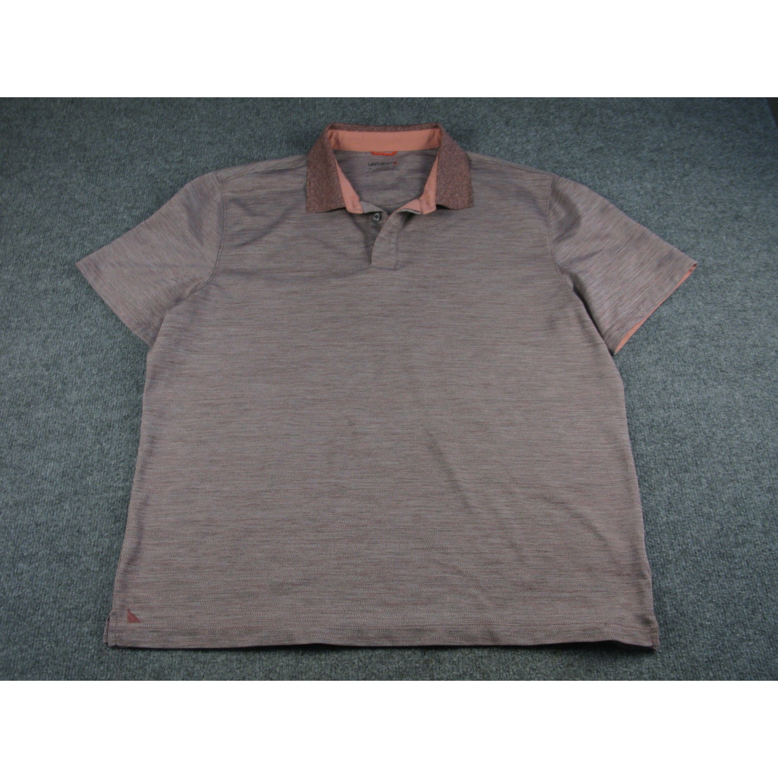 UNTUCKit Hemmler Regular Fit Men’s Polo Shirt Pin Season 2022 SP 2 Size XL #1953