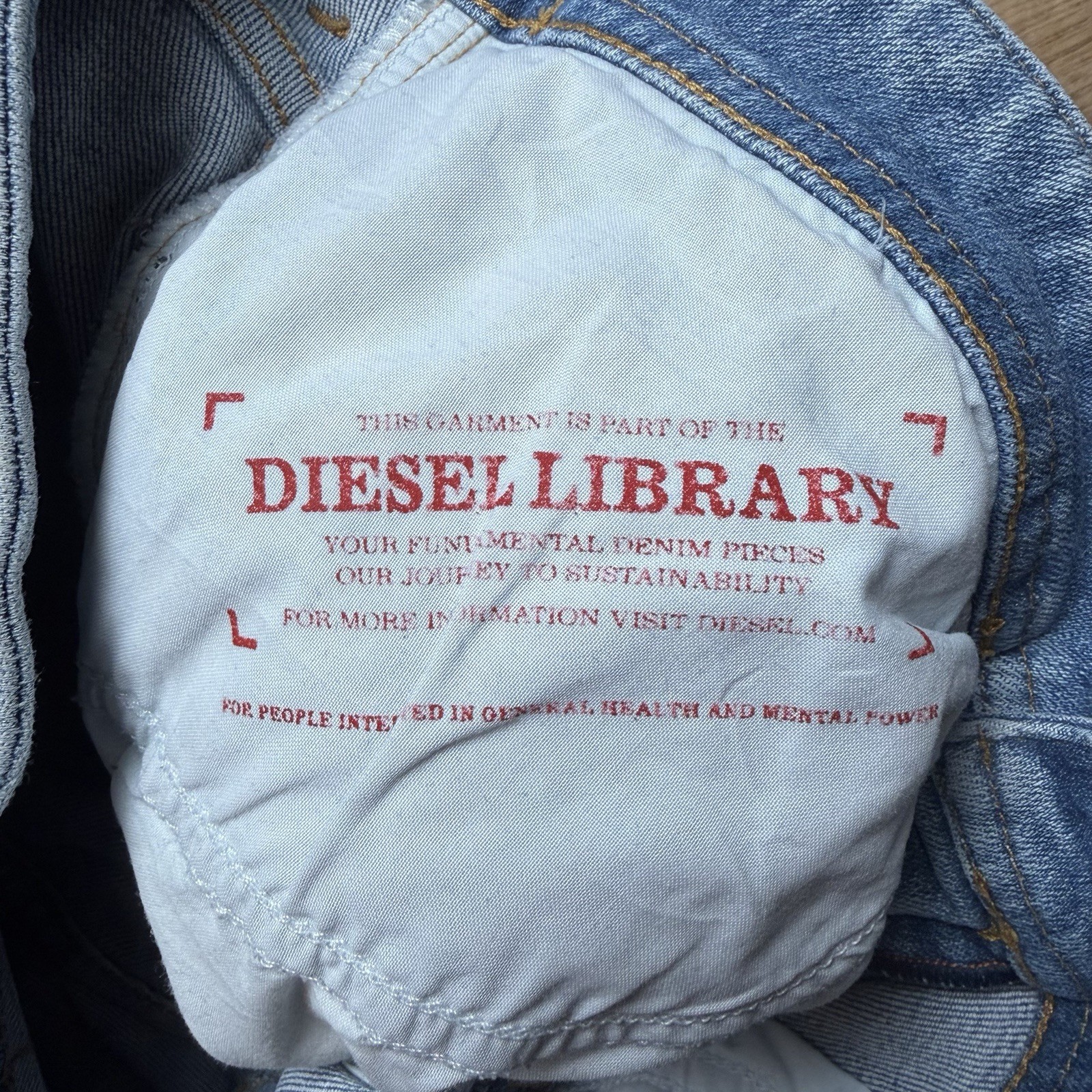 Diesel 1979 Sleenker Jeans Men 28×32 Blue Slim Skinny Stretch Light Wash 09C01