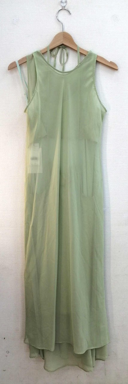 Ameri 2WAY Sheer Dress S 47in Long Sleeve Casual Girls Party