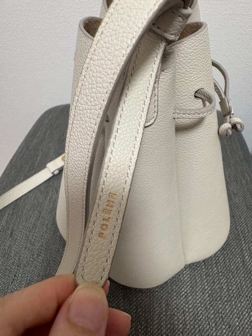 Excellent Condition POLENE POLENE Number Eight Canel Bag Leather from Japan