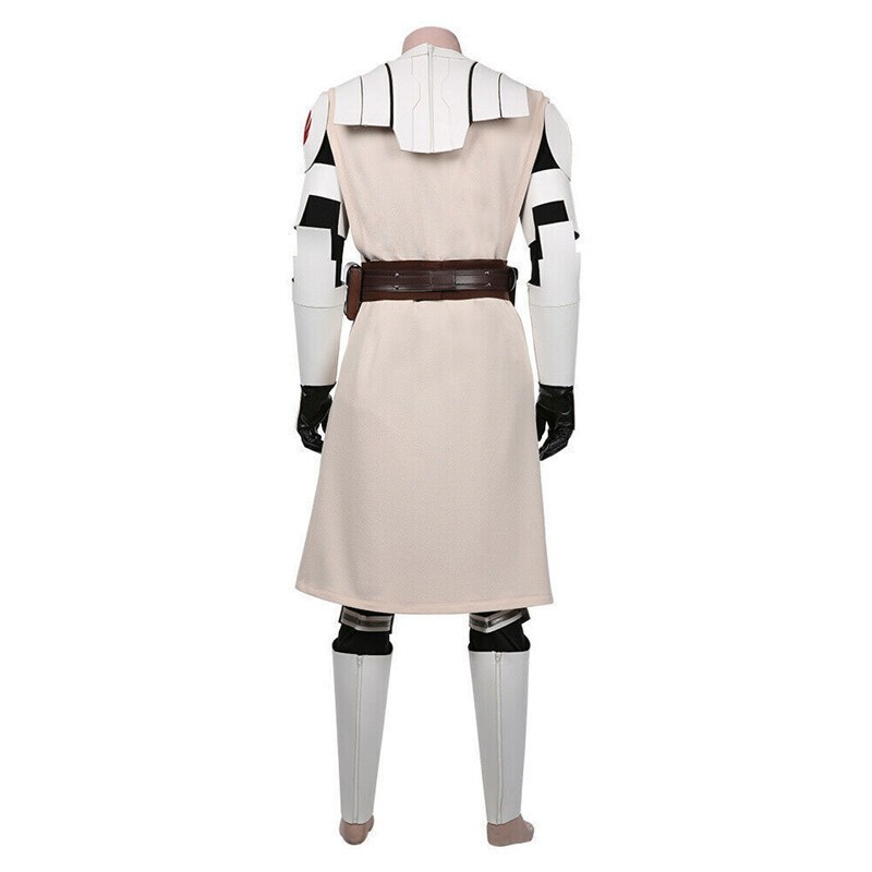 Obi Wan Kenobi Star Wars The Clone Wars Cosplay Costume Uniform Outfit Halloween