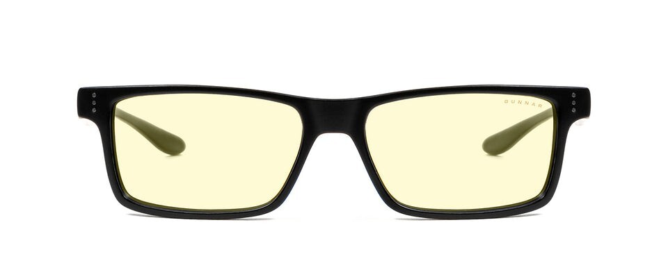 New GUNNAR Computer Glasses VERTEX READER +2.5 54-16 Onyx Black w/ Amber Yellow