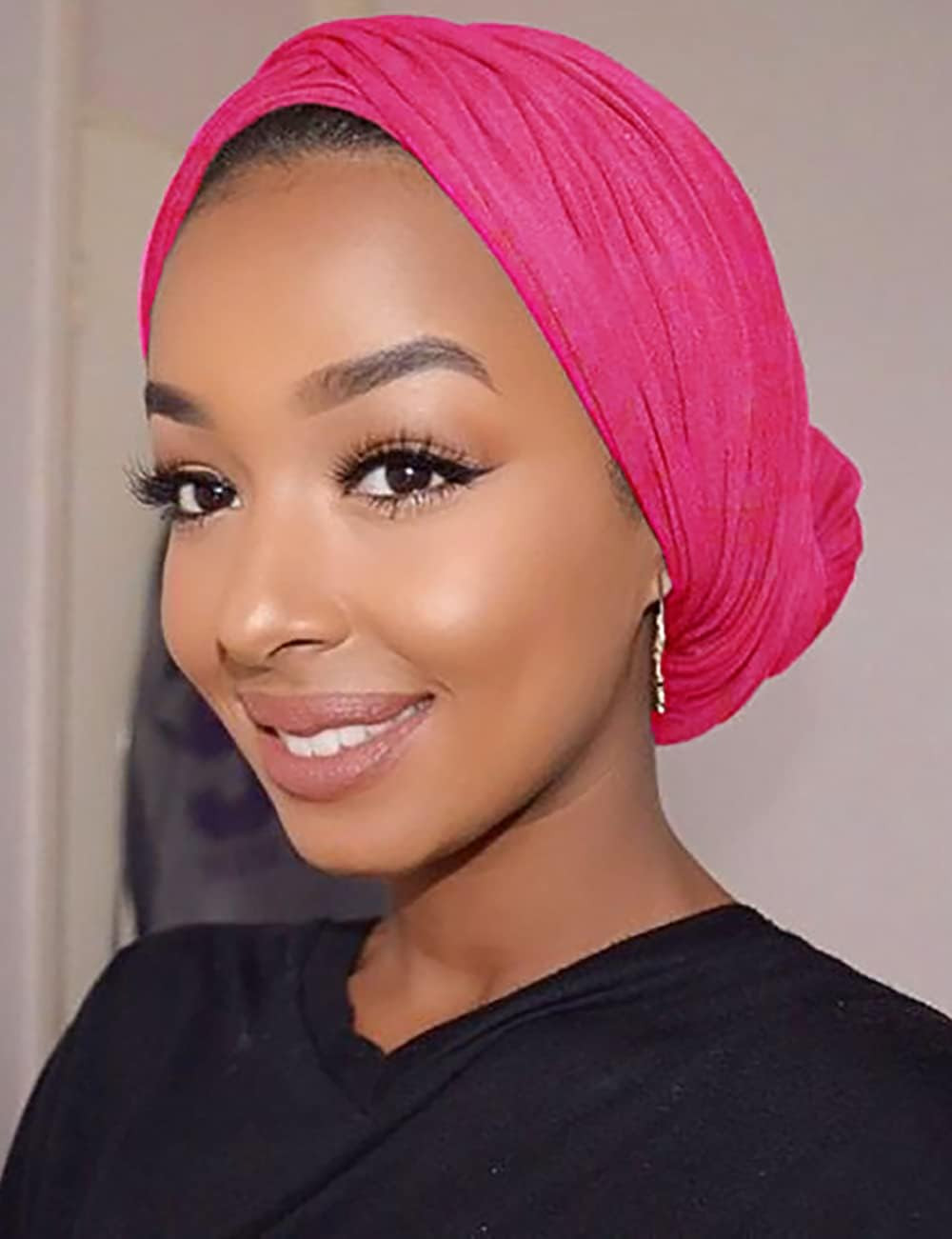 Head Wraps for Black Women Stretch Head Scarf Long African Hair Wraps Turban Hea