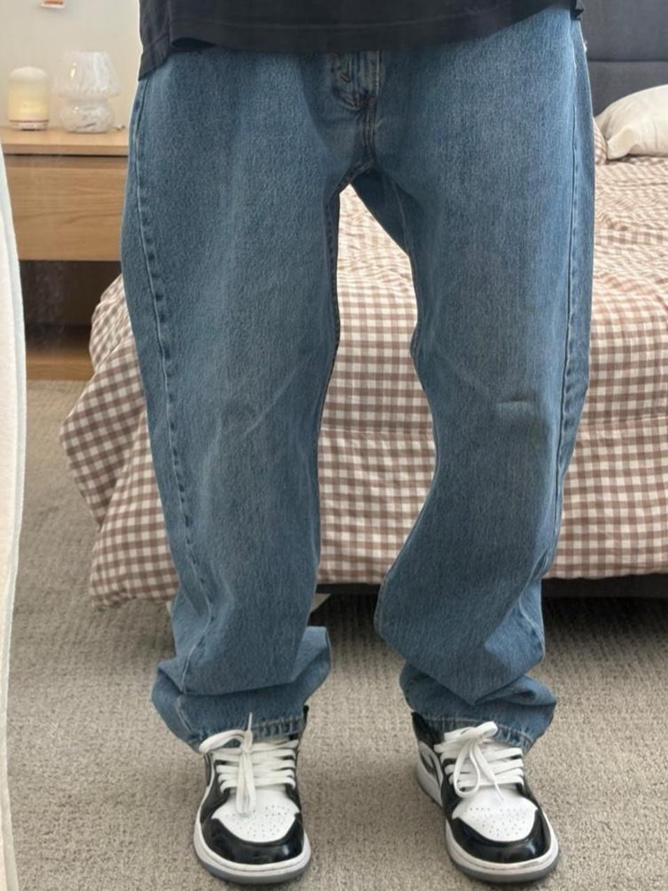🌟 vintage Y2K style Levi’s 505 blue baggy jeans!!