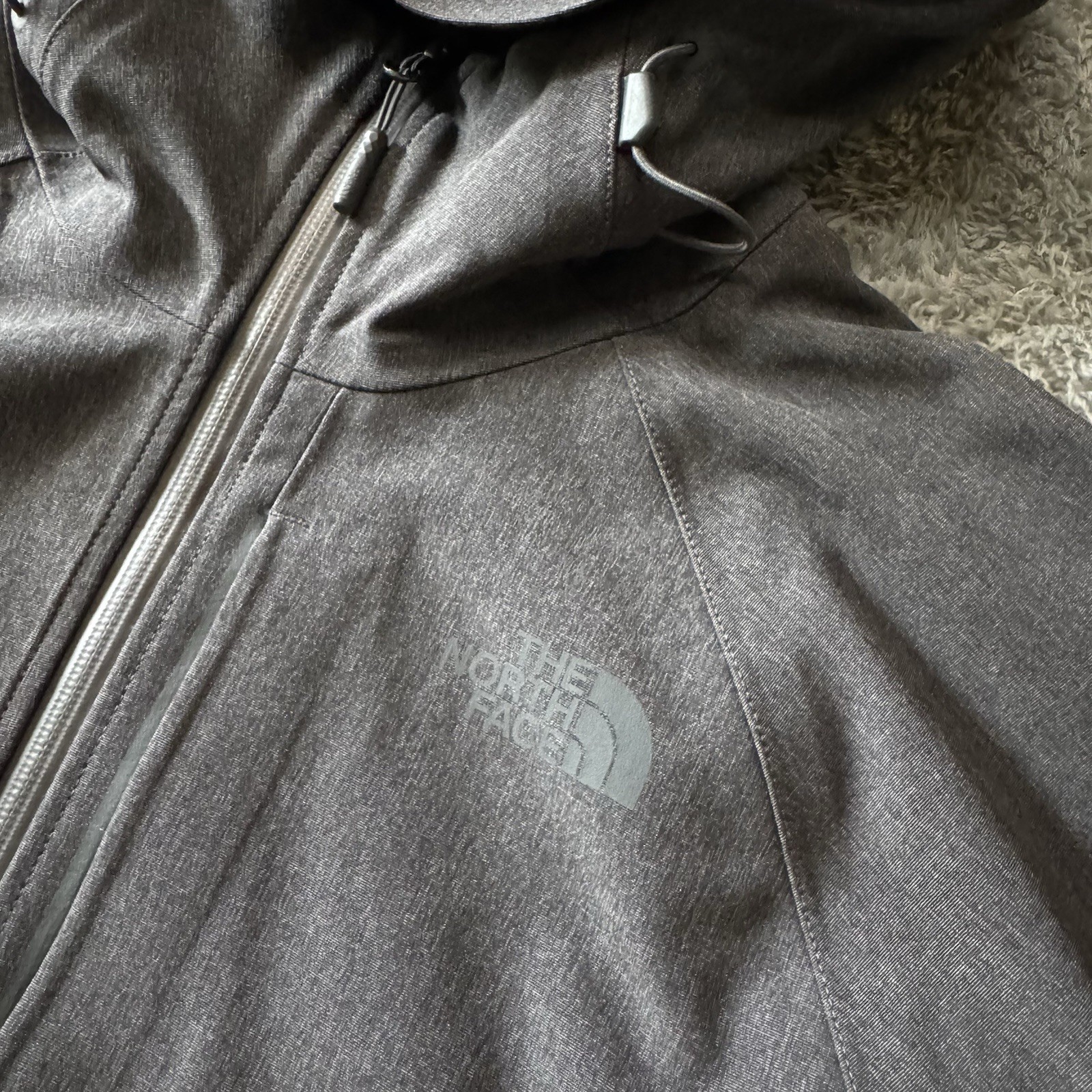 The North Face Mens Apex Flex Gore-Tex Softshell Jacket Grey Size Large