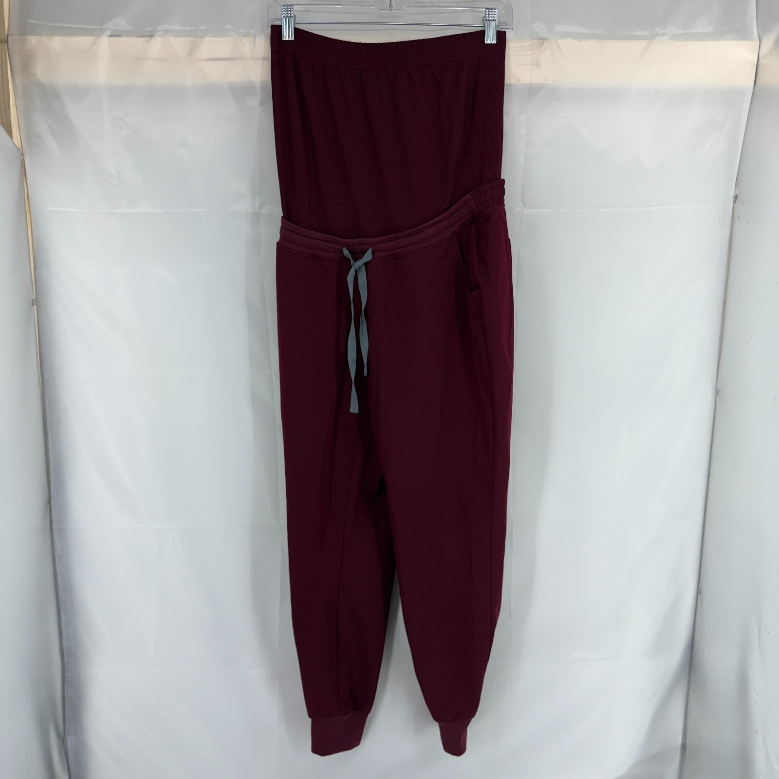 Figs Women Maternity SP Zamora Scrub Pant Maroon Red Doctor Nurse Tech Hospital
