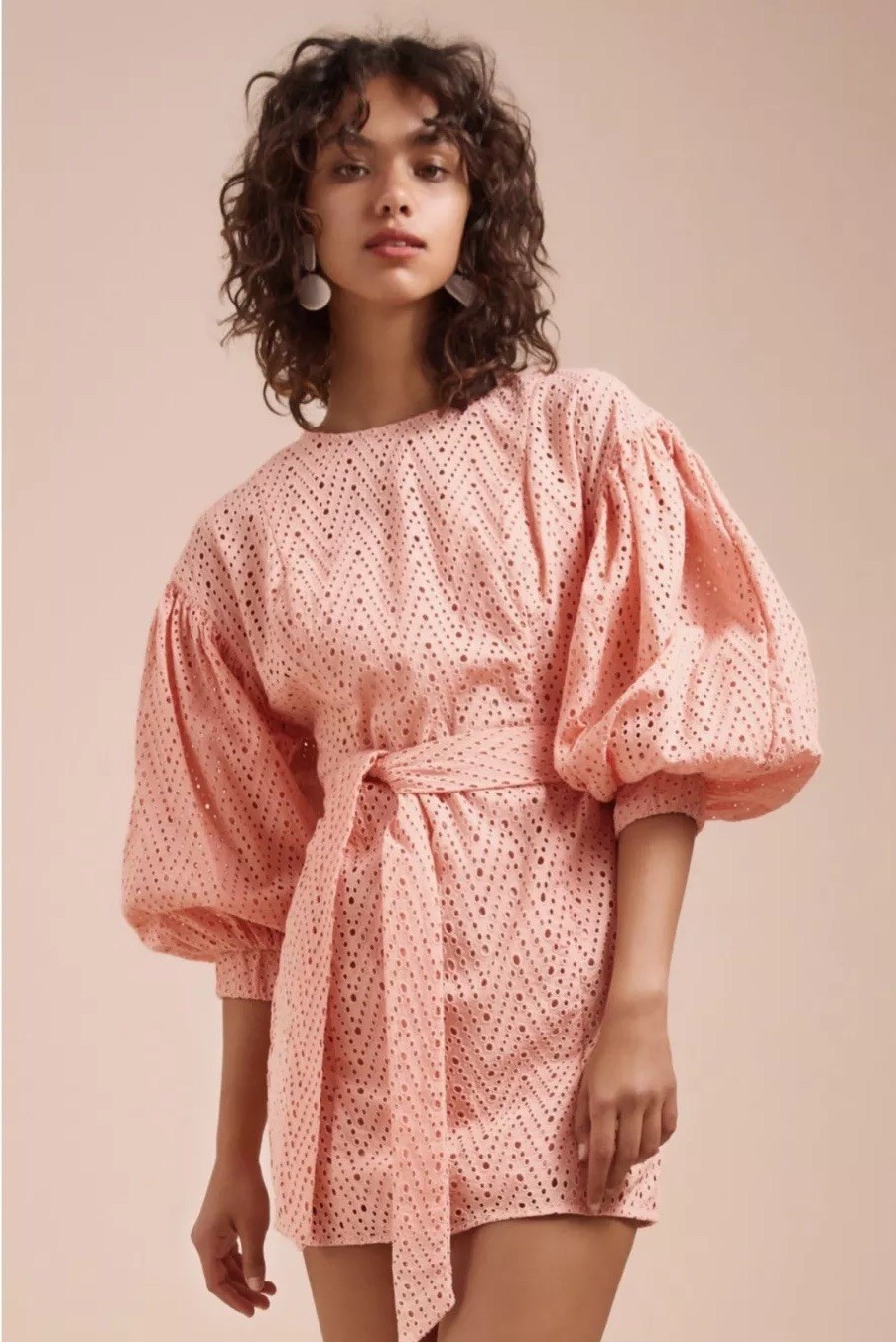 NWT $200 C/MEO COLLECTIVE RUNAWAYS L/S DRESS SIZE XS SHERBERT Z192-18