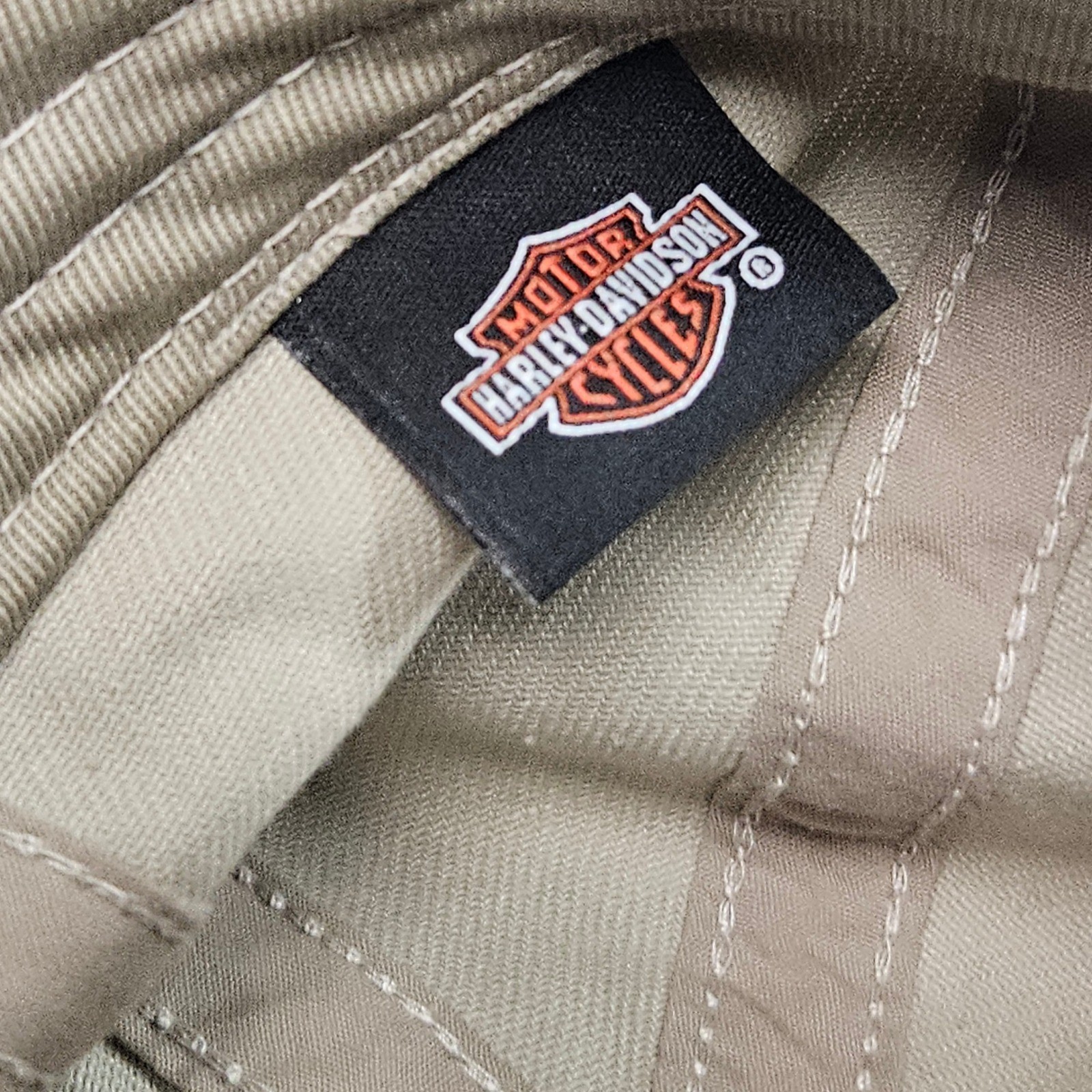Harley Davidson Oman Muscat Hat Tan Embroidered Middle East Biker Motorcycles