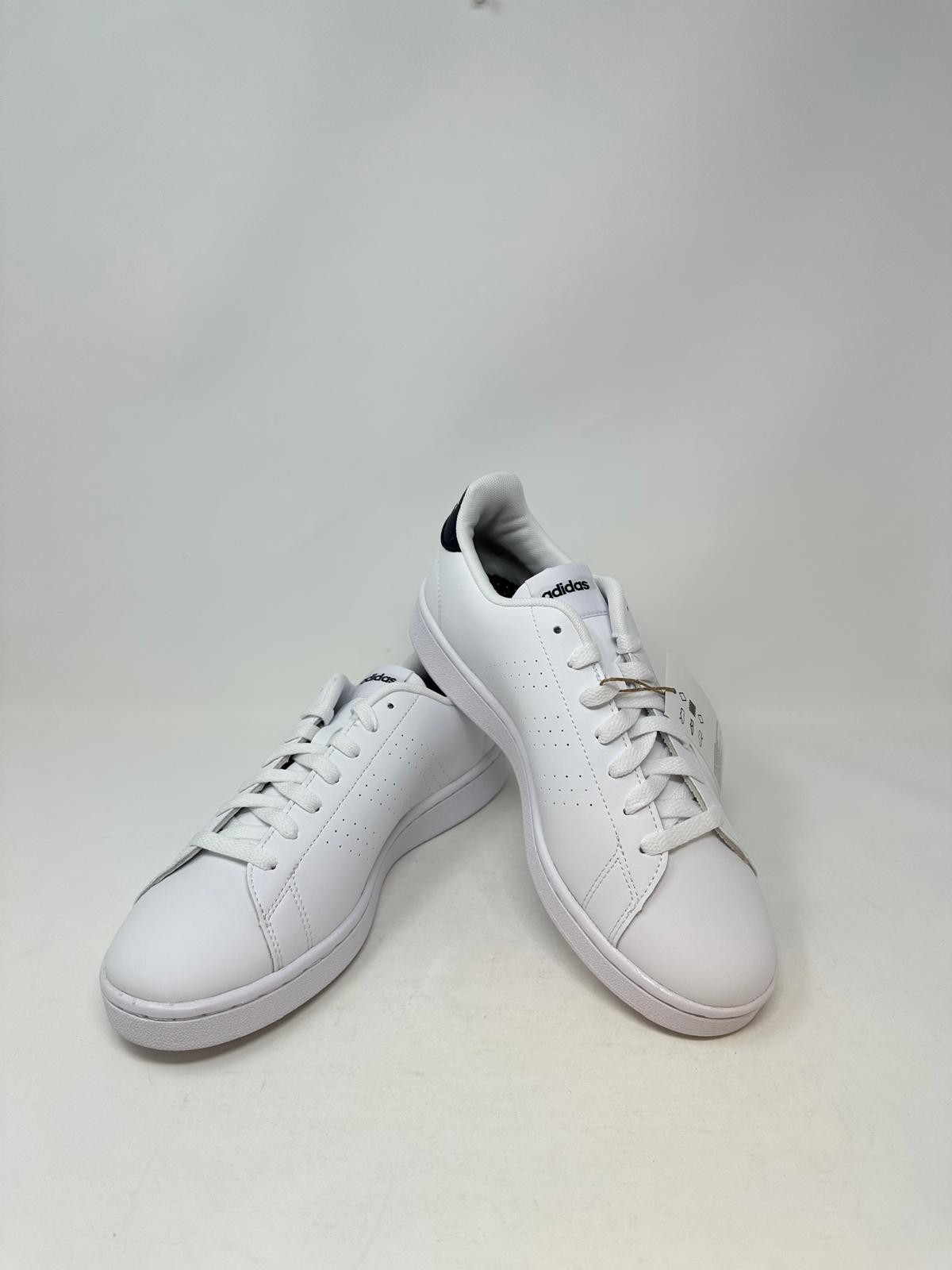 adidas Men’s Advantage Shoes GZ5299 – US:8, White/Ink, M3(C355T)