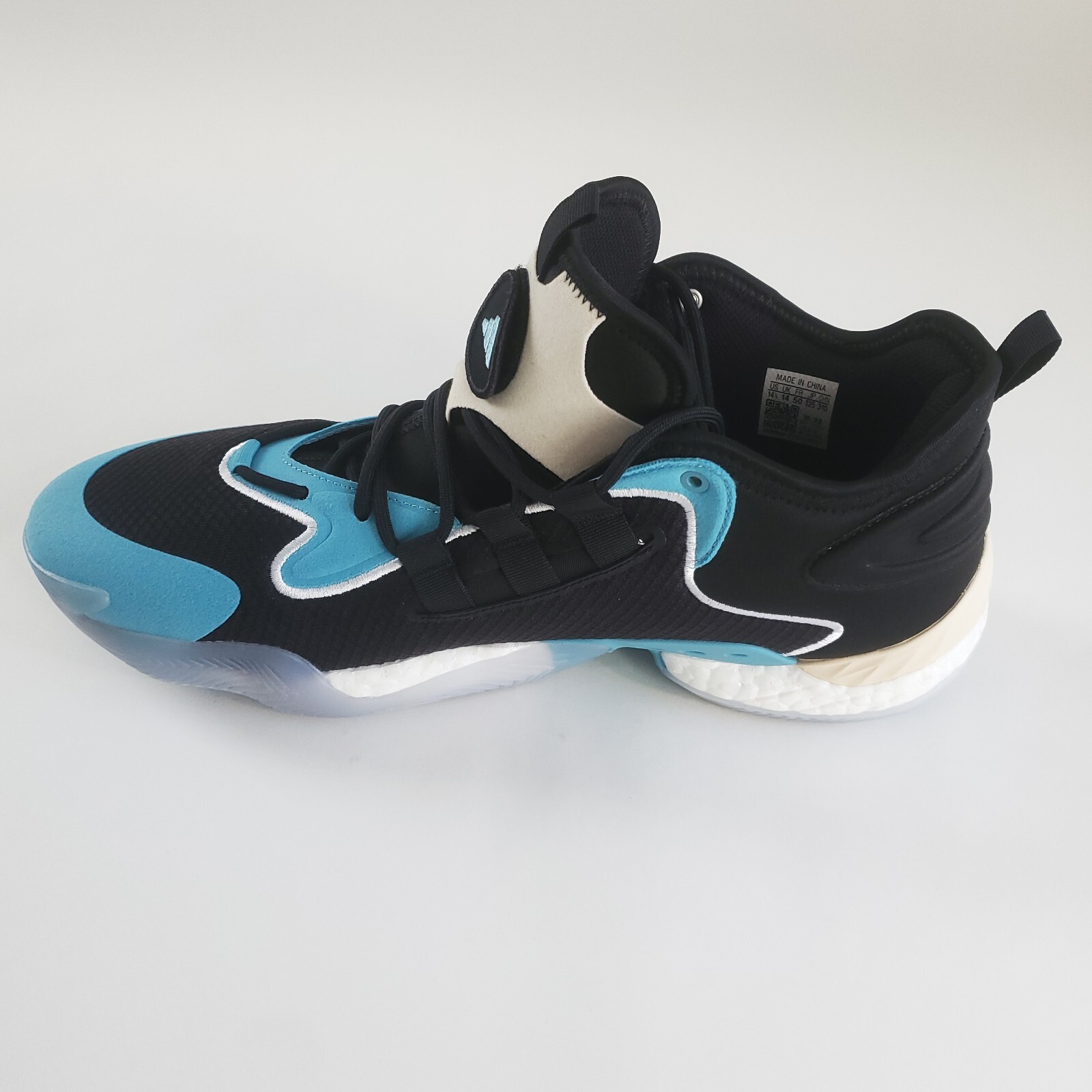 Adidas BYW Select Black Preloved Blue Basketball Shoe IG4949 US Mens Size 14.5