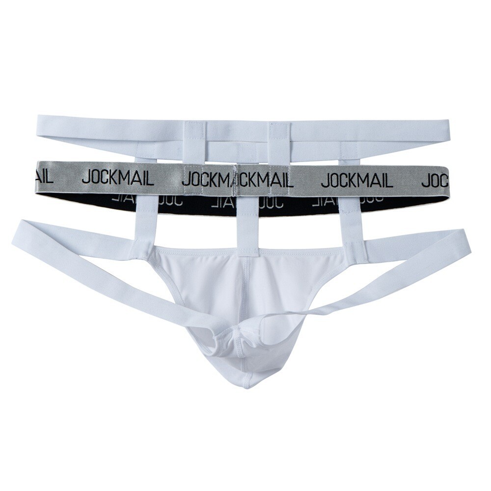 JOCKMAIL Sexy Men Underwear,Jockstrap G-string Pouch Panties Thong BIKINI Briefs