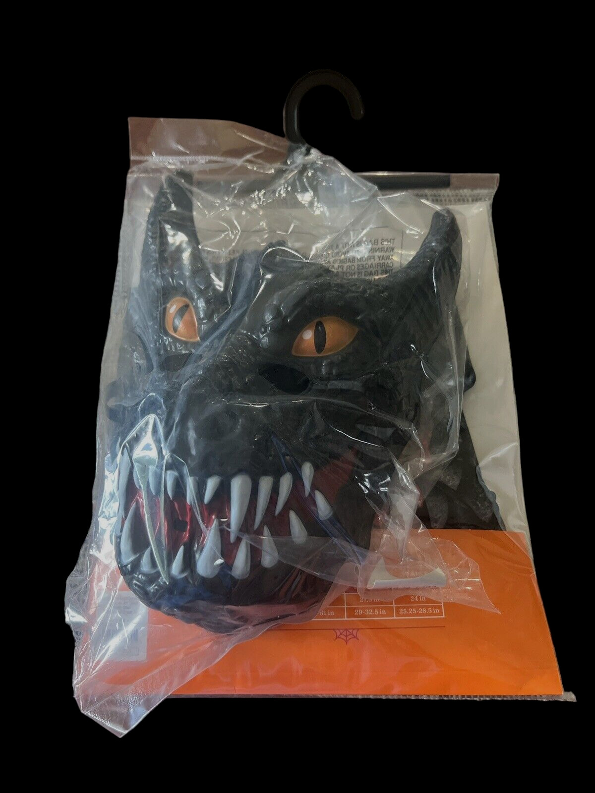 Hyde and EEK Kids Black Dragon Halloween 2-Piece Costume Size S (6-7)